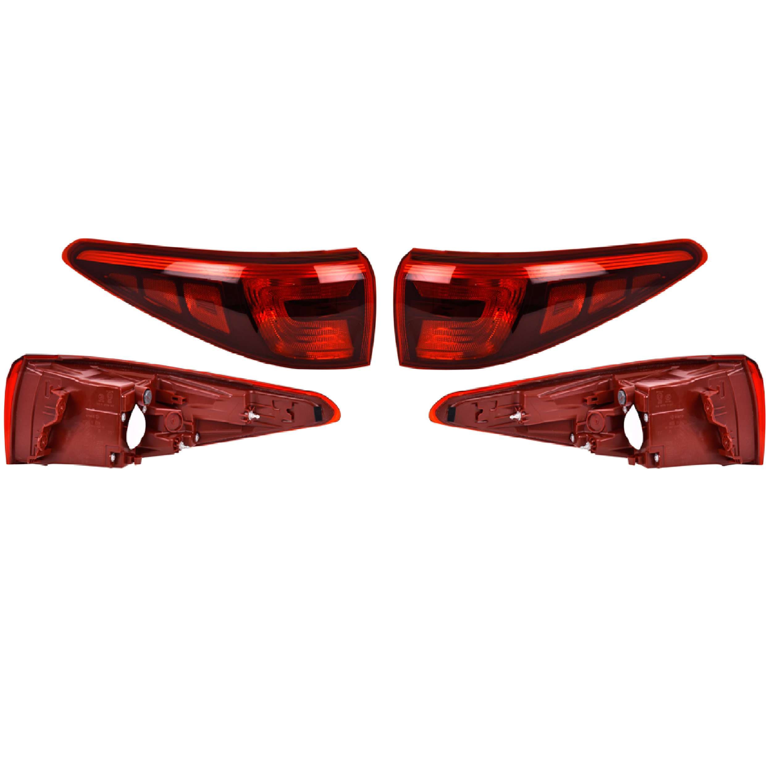 Par Calaveras Exteriores Para Kia Sportage Lx 2016-2018 Depo