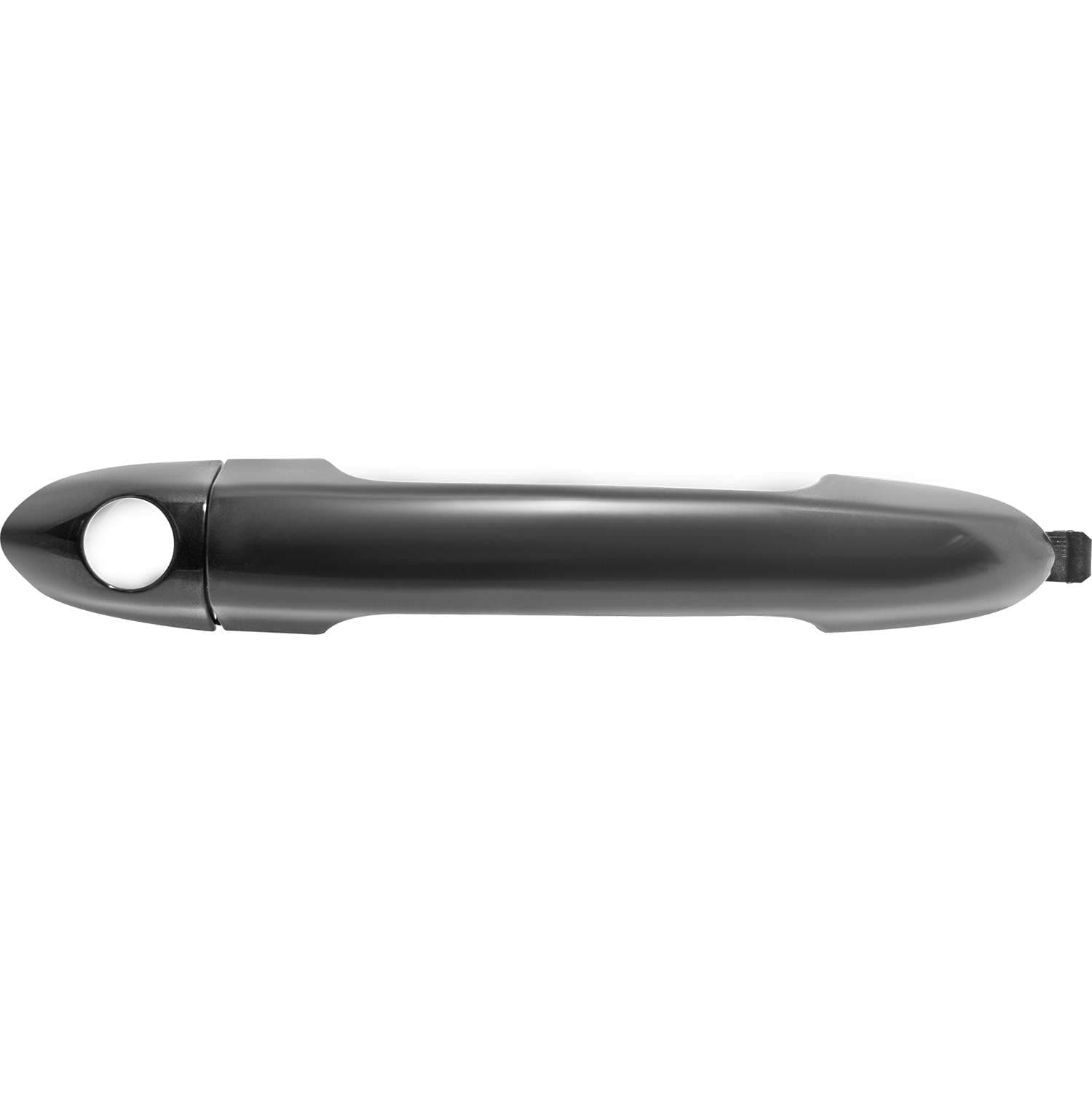 Manija Exterior Kia Rio 2016-2017 Con Hoyo Para Llave Sin Sensor Lisa Para Pintar Negra Plastico Izquierdo Delantera Hushan