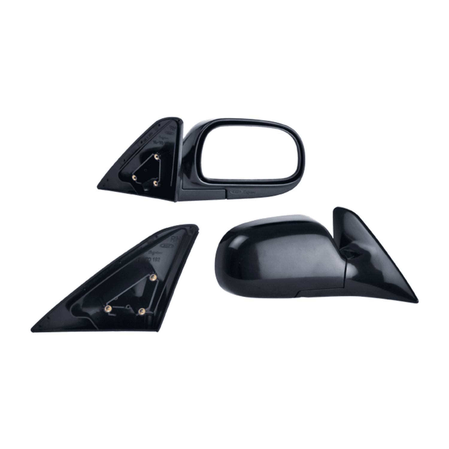Espejo Derecho Negro Toyota Corolla Dx / Toyota Corolla Base / Toyota Corolla Ce / Toyota Corolla Le 1993-1997