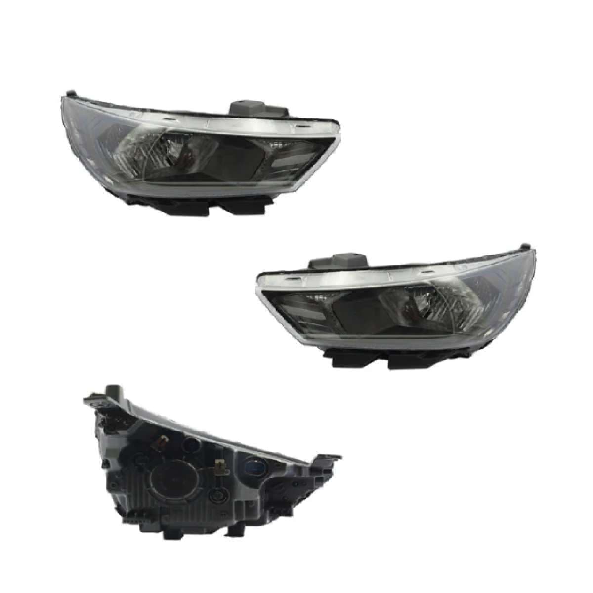 Par Faros Hyundai HB-20 GL 4 y 5 Puertas 2023-2026 Fondo Negro