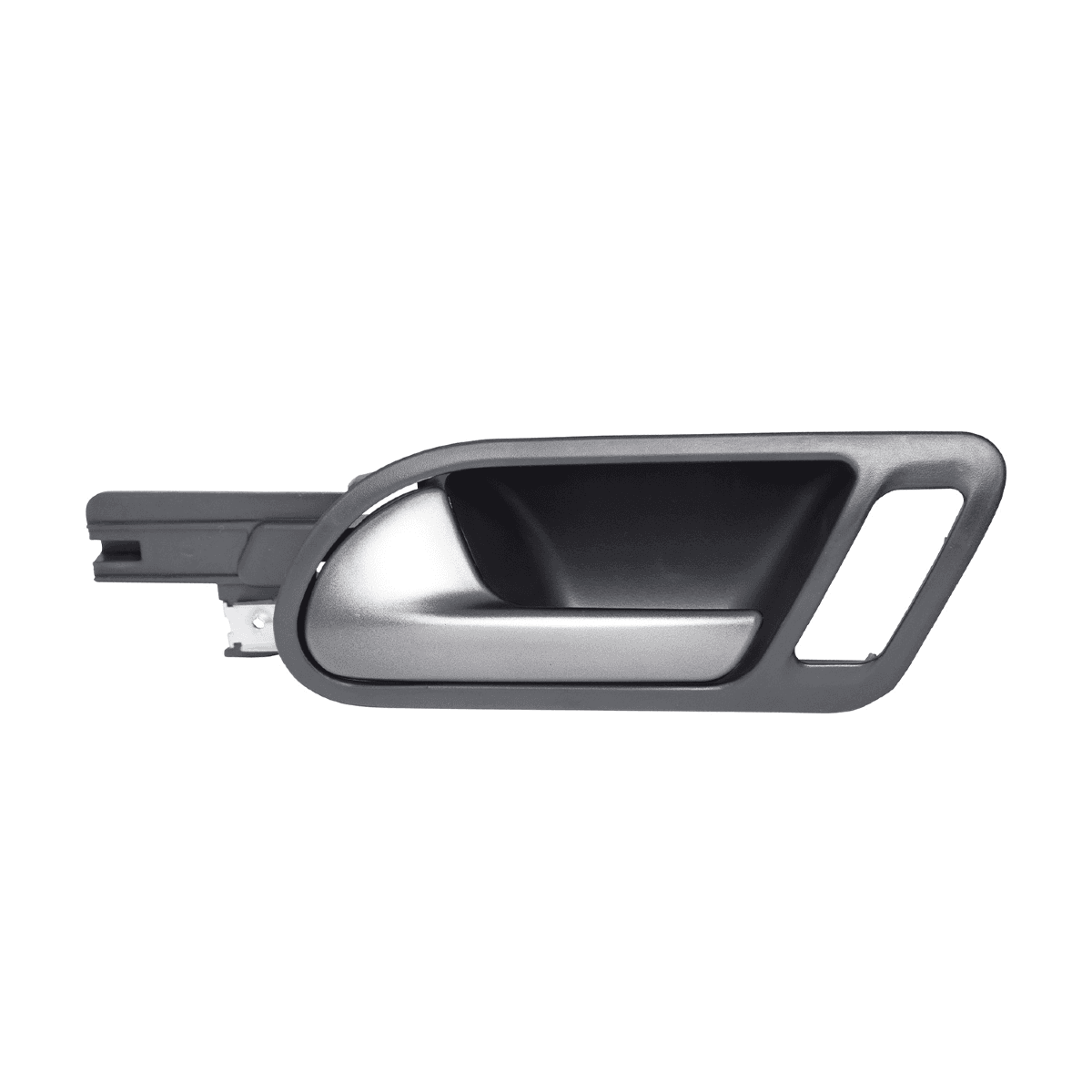 Manija Interior Volkswagen Bora 2005-2010 Con Hoyo Sin Control Negro/Plata Plastico Izquierdo Delantera Hushan