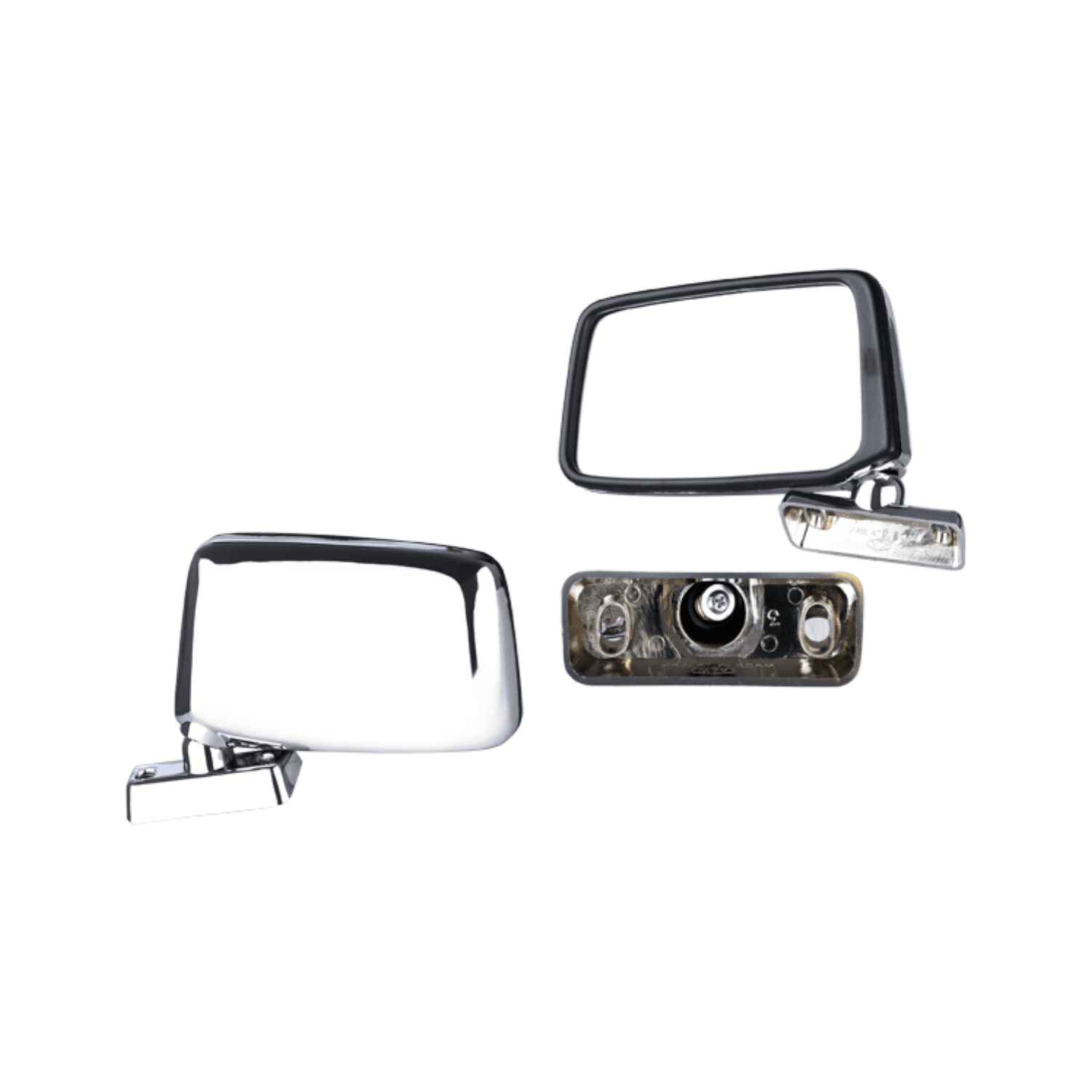Espejo Izquierdo Cromado Nissan 720 Base 2.0 2P Jap / Nissan 720 Deluxe 2.0 2P Jap / Nissan 720 Sport Truck 2.0 2P Jap 1981-1993