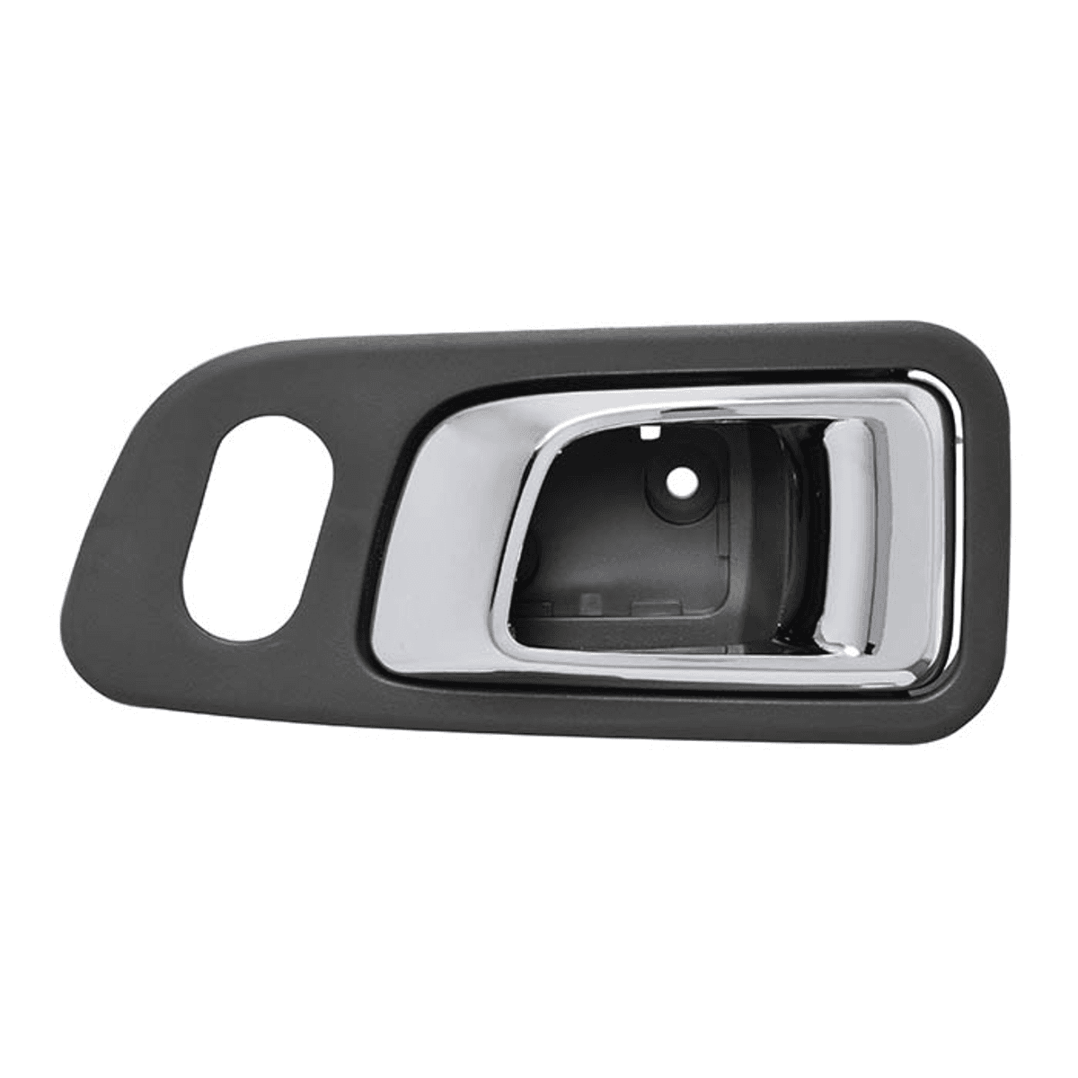 Manija Interior Honda Pilot 2003-2008 Con Hoyo Para Seguro Gris/Cromo Plastico Derecha Delantera Hushan