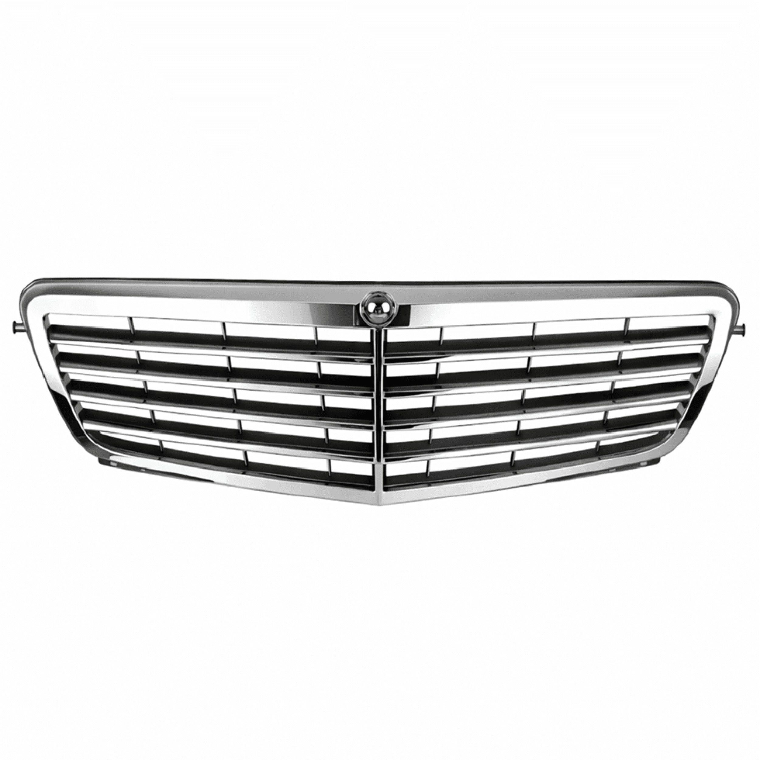 Parrilla Lineas Cromada Para Pintar Mercedes Benz Clase C 2008-2011