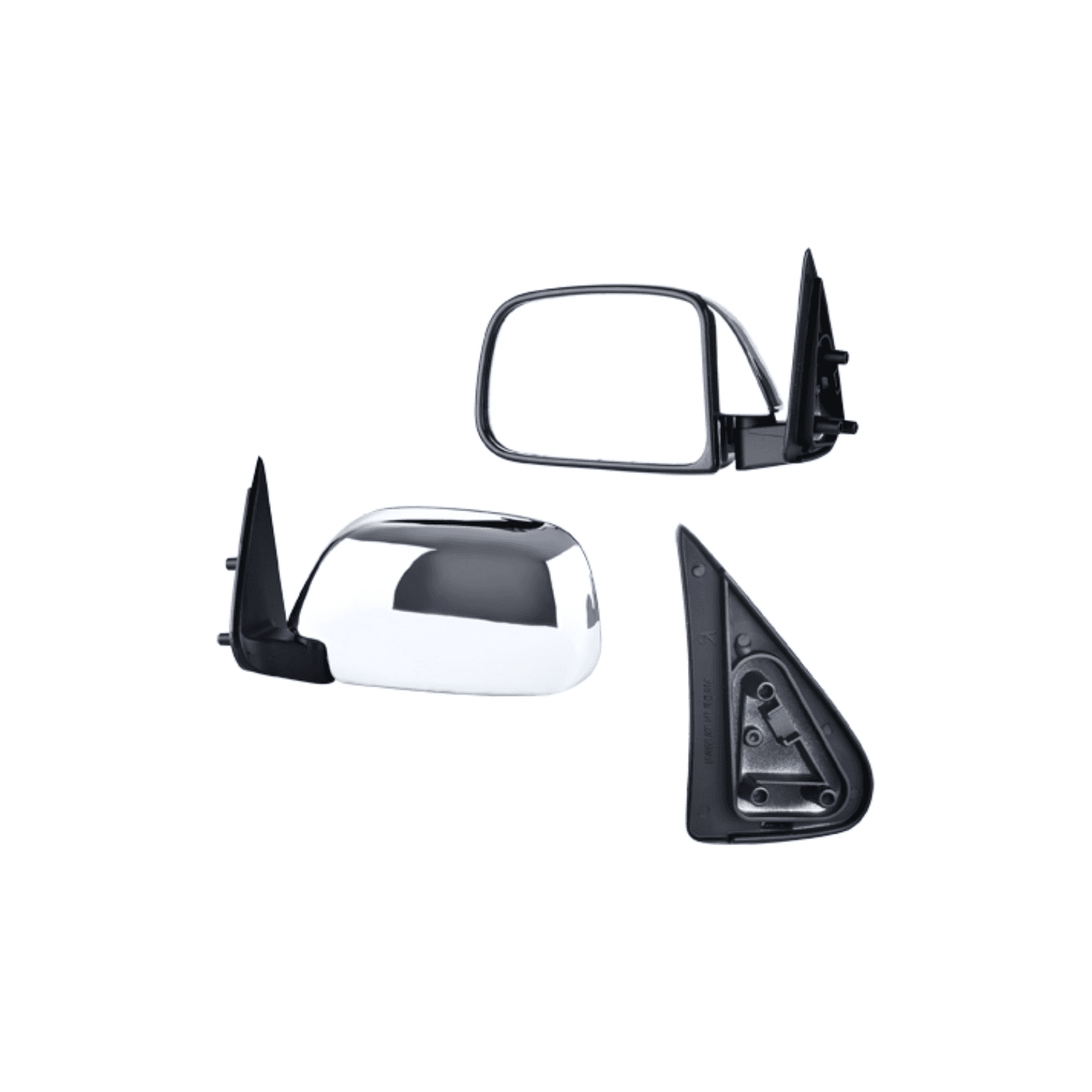Espejo Izquierdo Cromado Toyota Pickup 4X4 / Toyota Pickup Sr5 / Toyota Pickup Dlx / Toyota Pickup Base 1989-1995