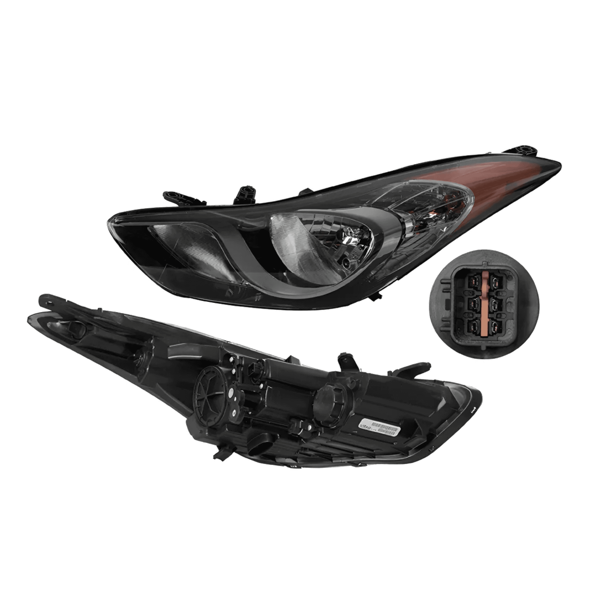 Faro Izquierdo Hyundai Elantra 2011-2013 Con Foco Depo