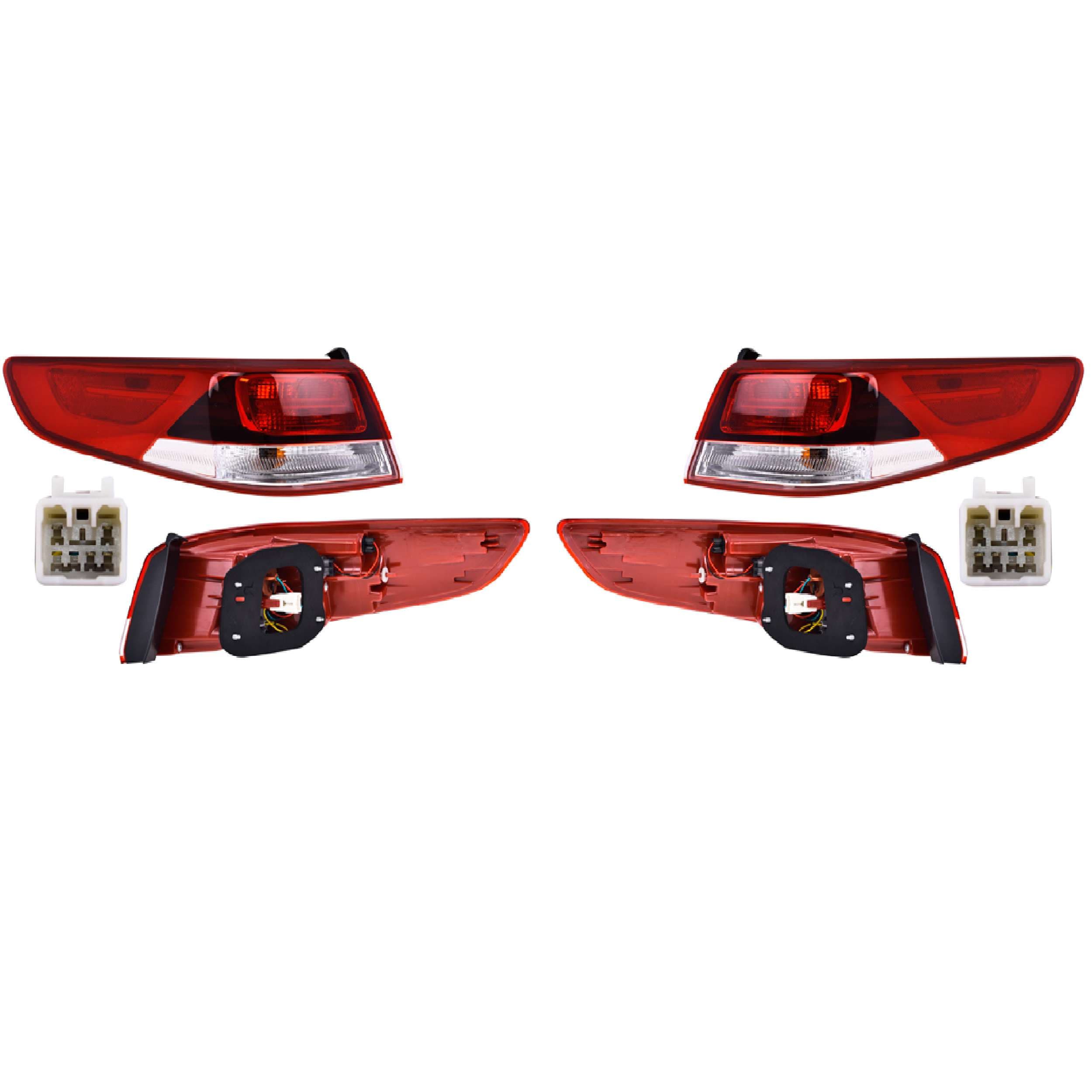 Par Calaveras Exteriores Para Kia Optima 2016-2018 Depo