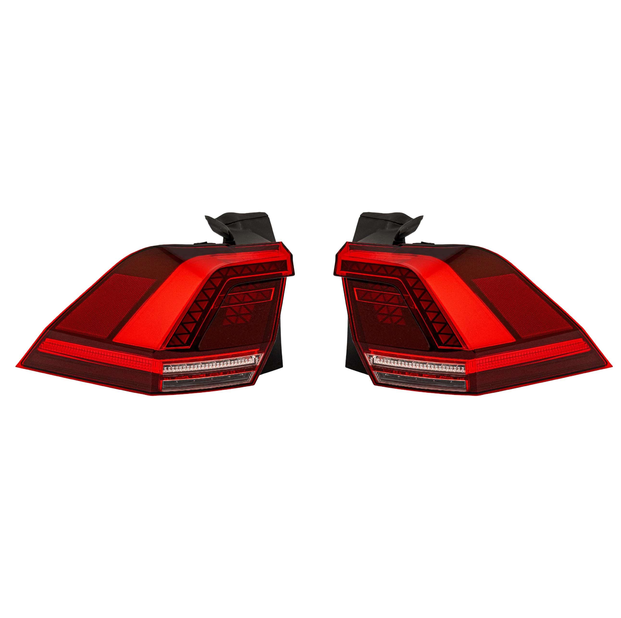 Par Calaveras Exteriores Volkswagen Tiguan 4motion/Highline 2018-2021 Full LED