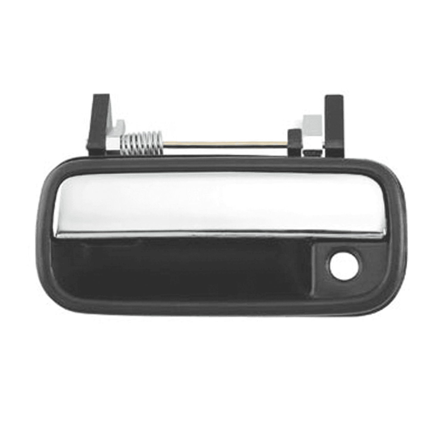 Manija Exterior Toyota 4Runner 1990-1995 Con Hoyo Para Llave Corrugada Negra/Cromo Izquierdo Delantera Hushan