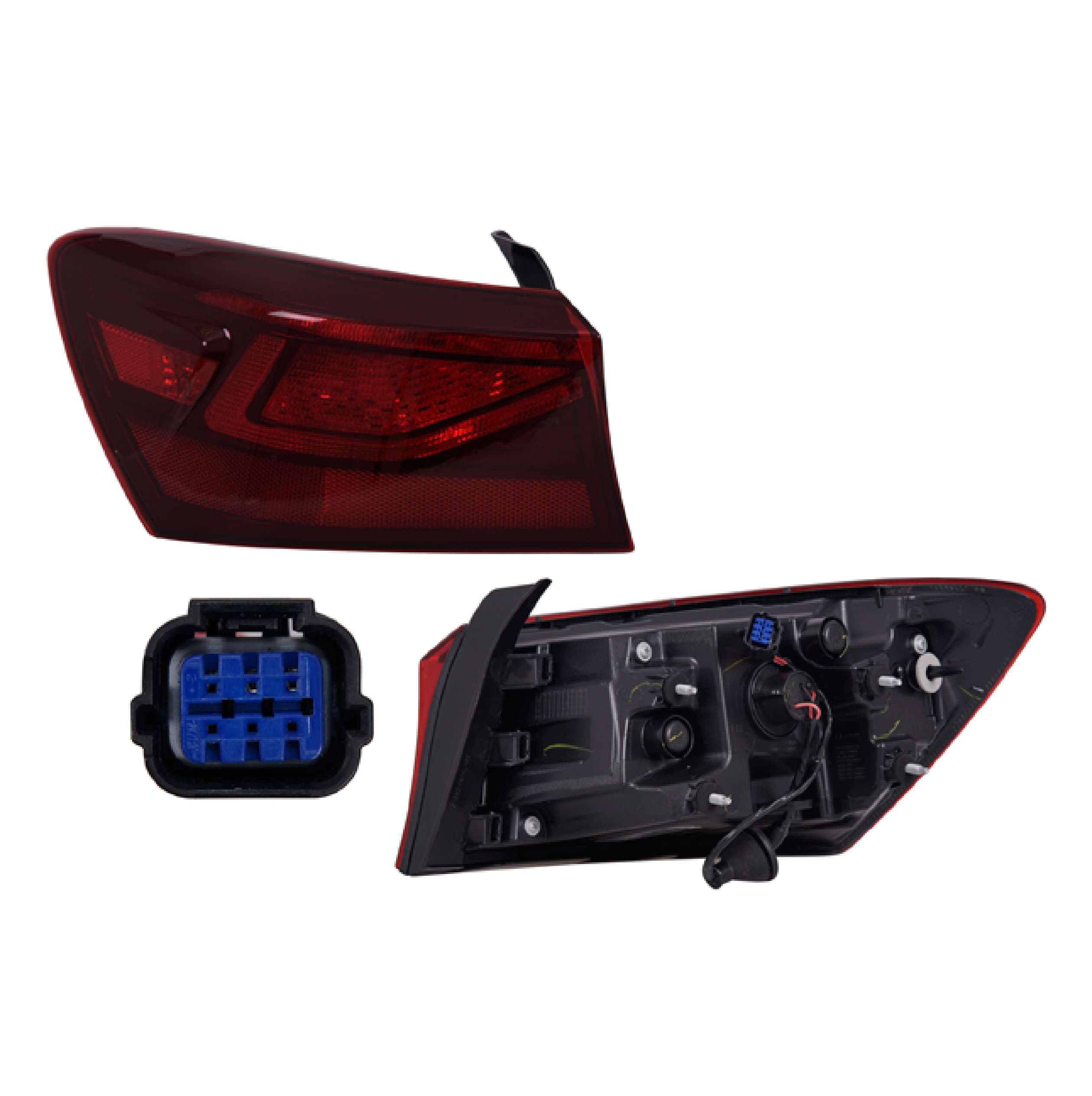 Calavera Exterior P/Kia Forte Fe Usa / P/Kia Forte Lxs Usa 2019-2021 Depo Izquierda