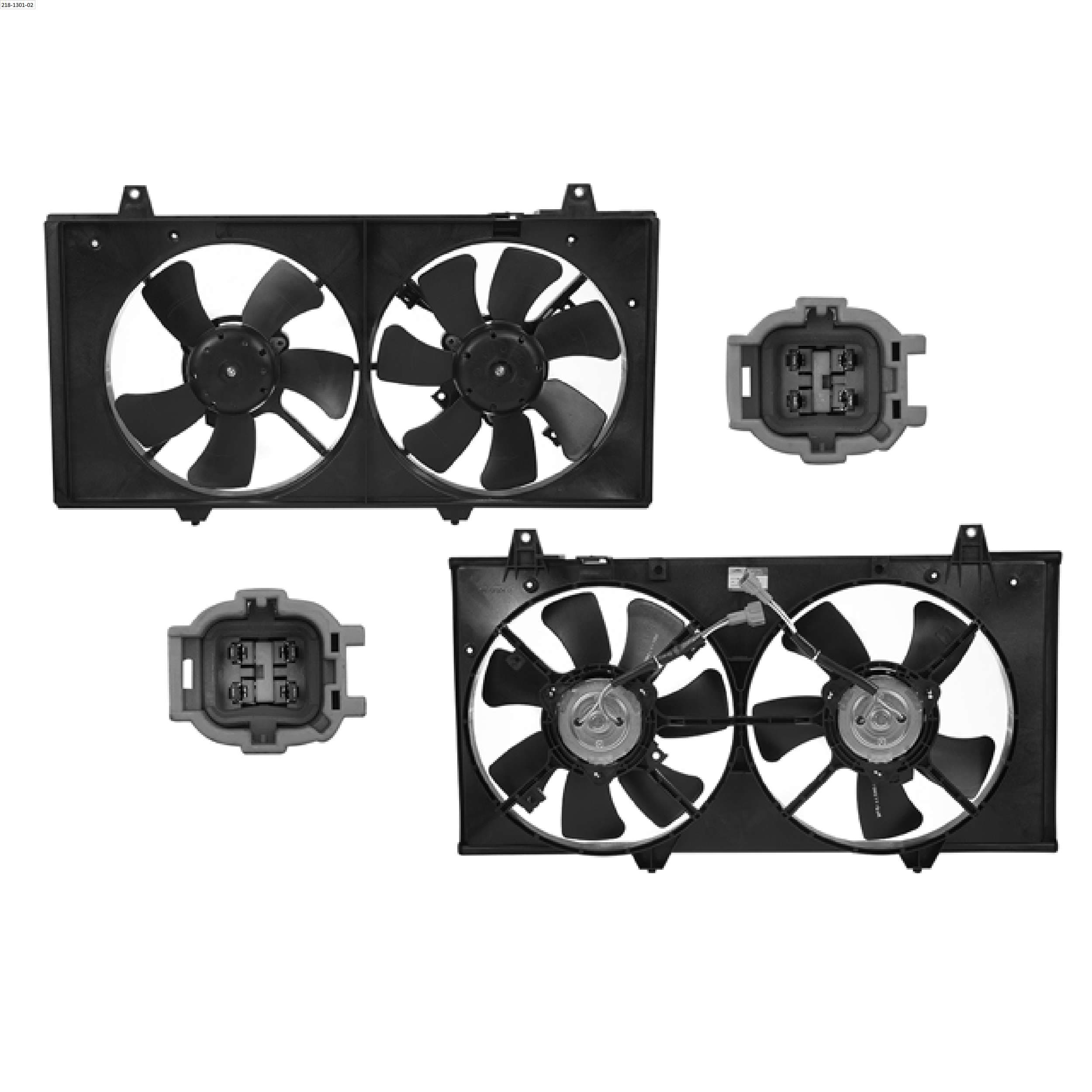 Motoventilador 4:4 Pines Mazda 6 2.3L 2003-2008