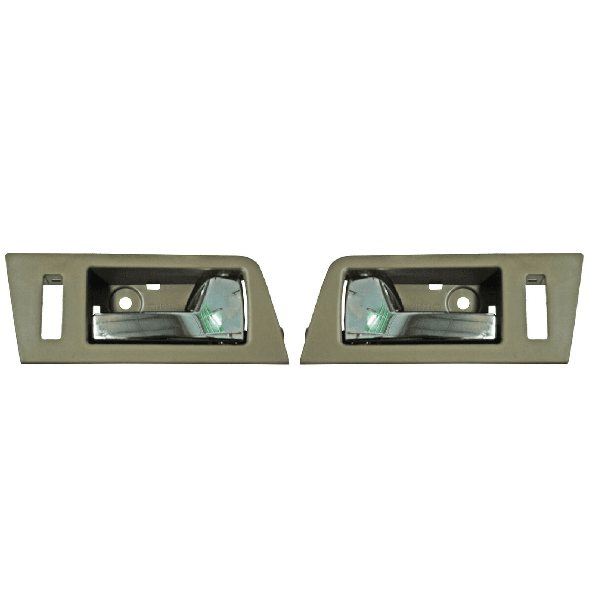 Par Manijas Interiores Ford Escape 2008-2012/Ford Focus/Mercury Mariner 2008-2011 Gris/ Cromo Seguro Electrico Delantera Plastico