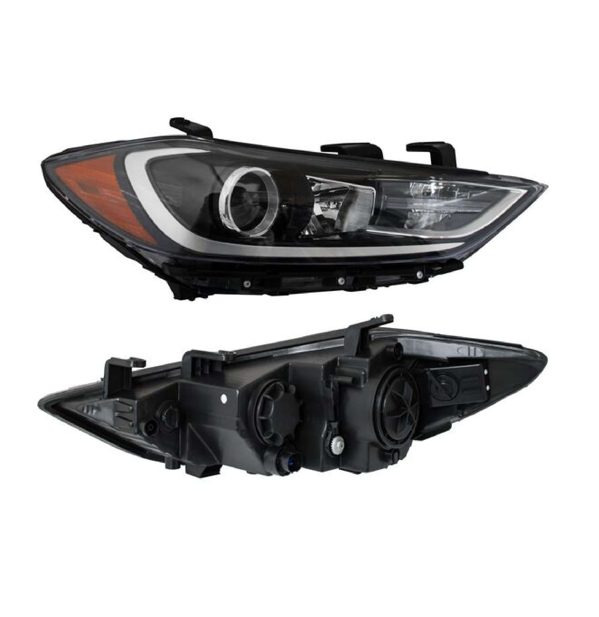 Faro Para Hyundai Elantra 2017-2018 Para Xenon Derecho