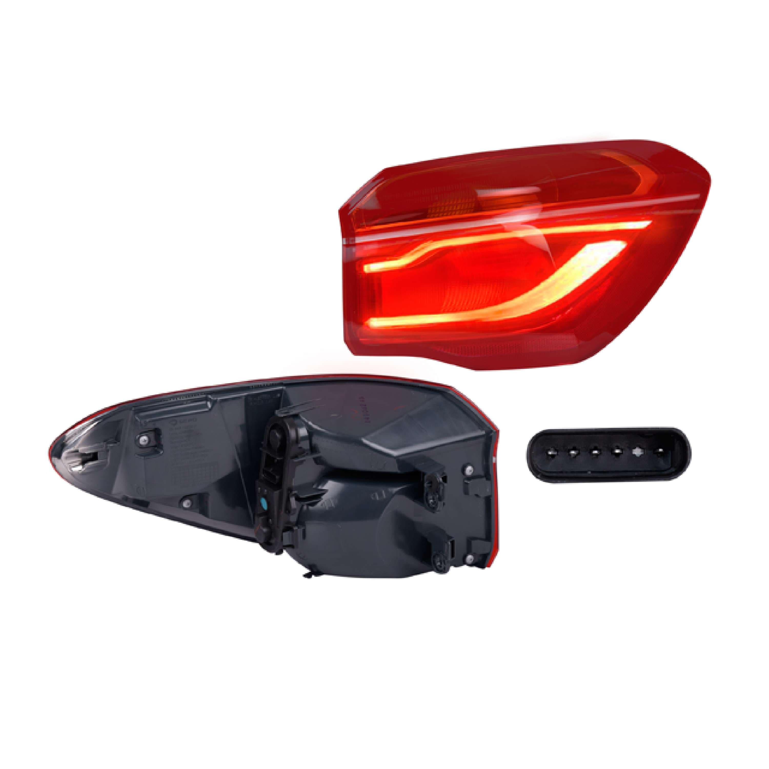 Calavera Exterior Led Bmw X1 2016-2019 Depo Derecha
