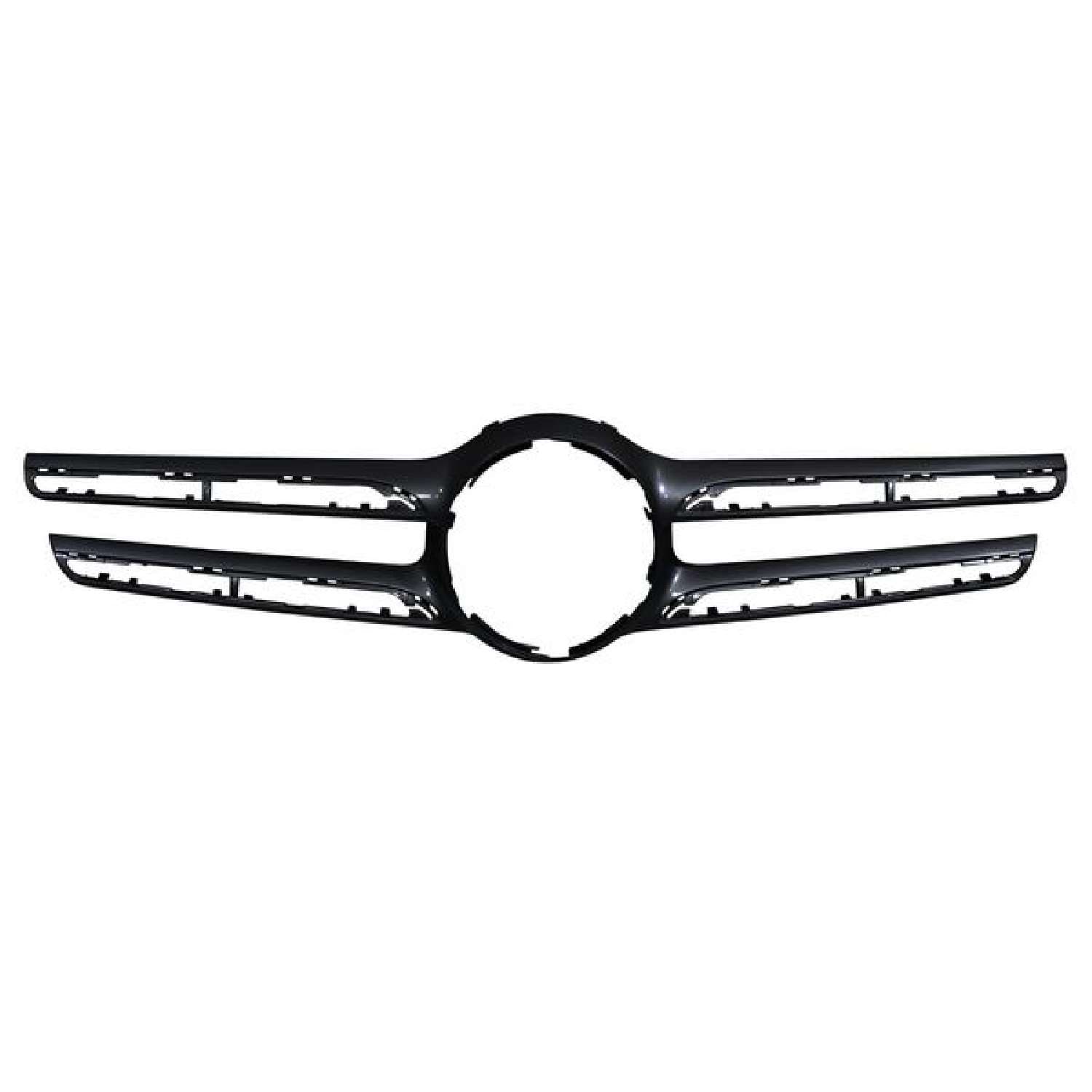 Moldura Parrilla Mercedes benz Glc 2016-2019 Exterior Negra Con hoyo Para Camara