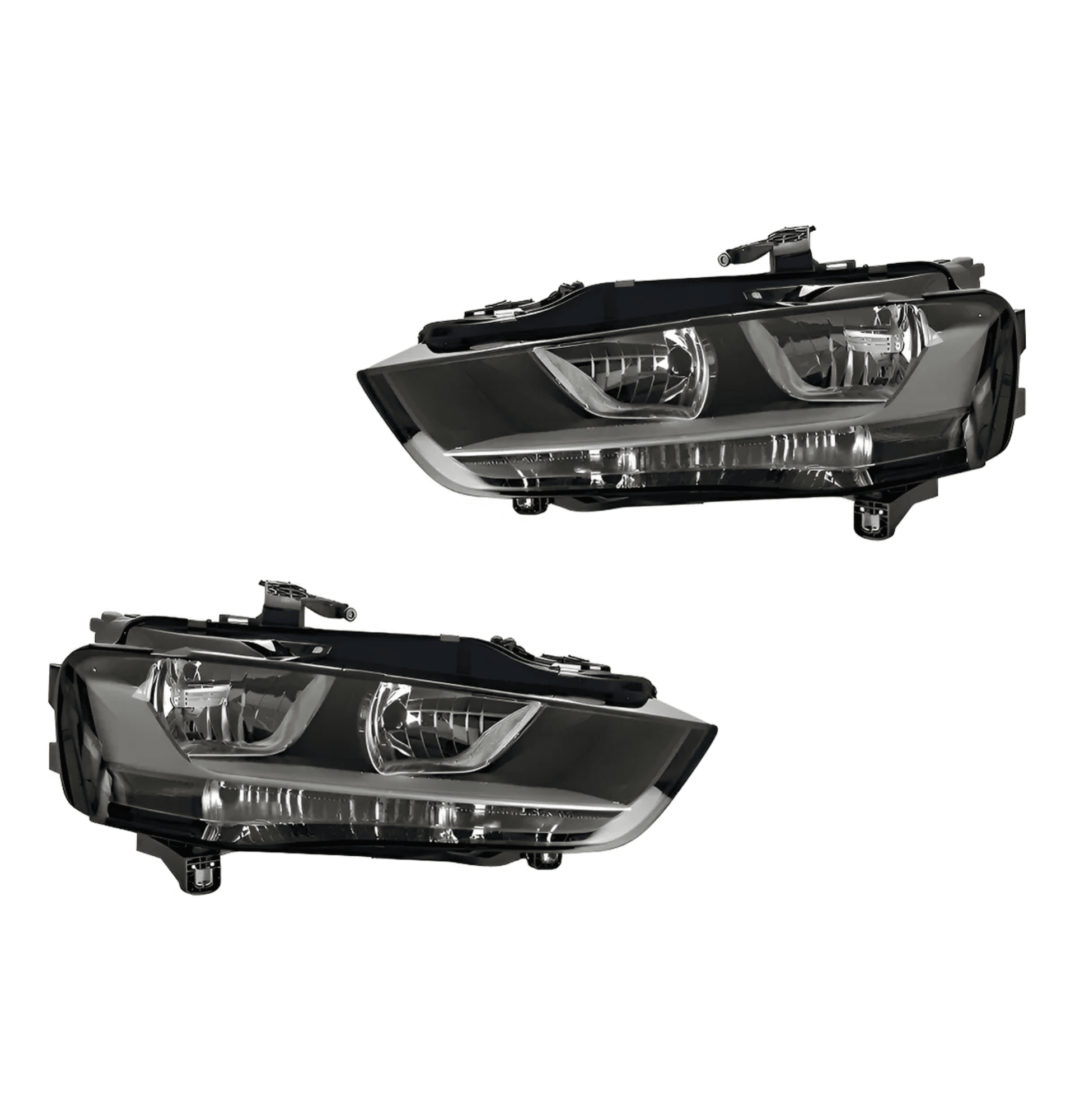 Faro Izquierdo Audi A4 2013-2016 Electrico Con Motor Para Foco Halogeno Depo