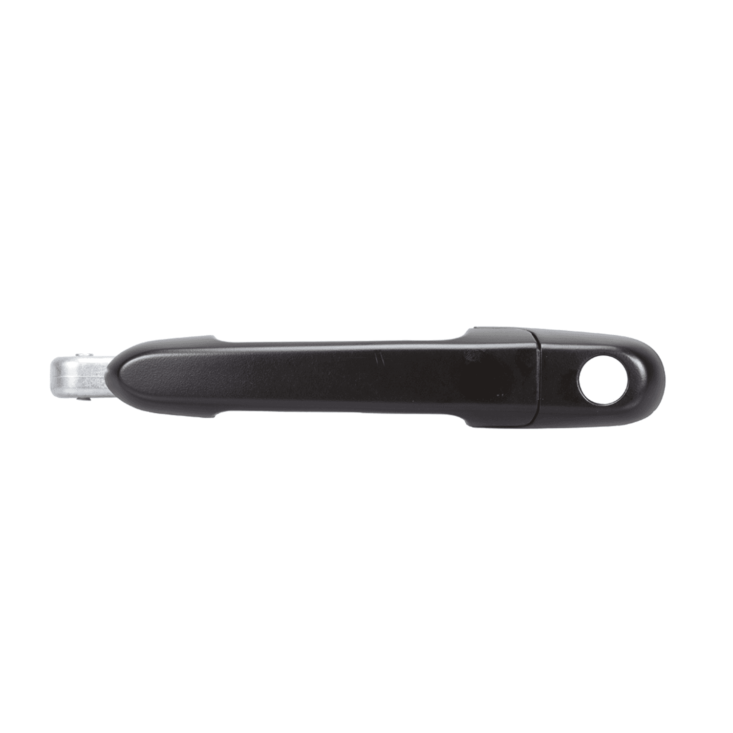 Manija Exterior Dodge Attitude 2006-2011 Con Hoyo Para Llave Sin Base Corrugada Negra Plastico Izquierdo Delantera Hushan