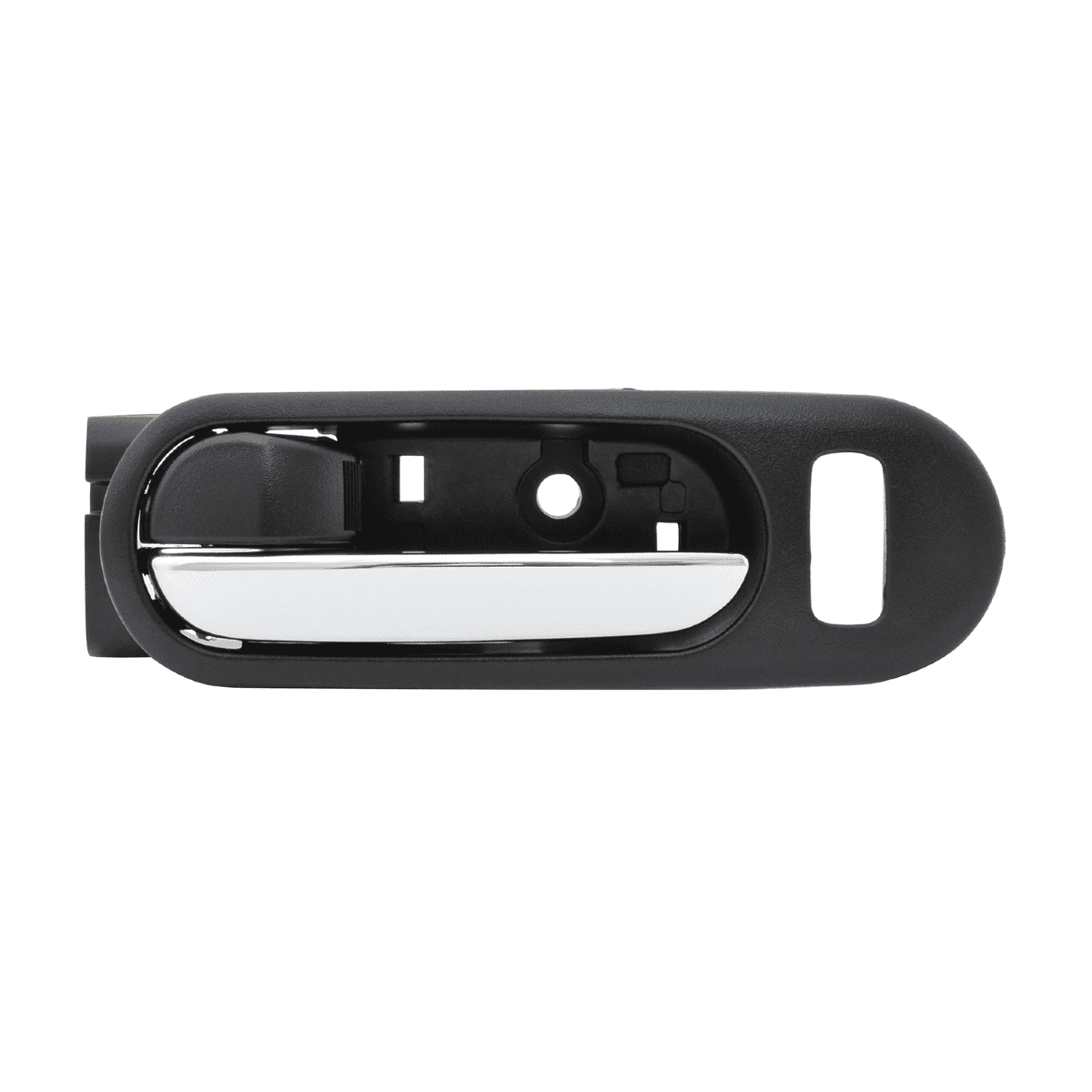 Manija Interior Mazda Cx-7 2007-2012 Con Hoyo Para Seguro Negra/Cromo Plastico Izquierdo Delantera Hushan
