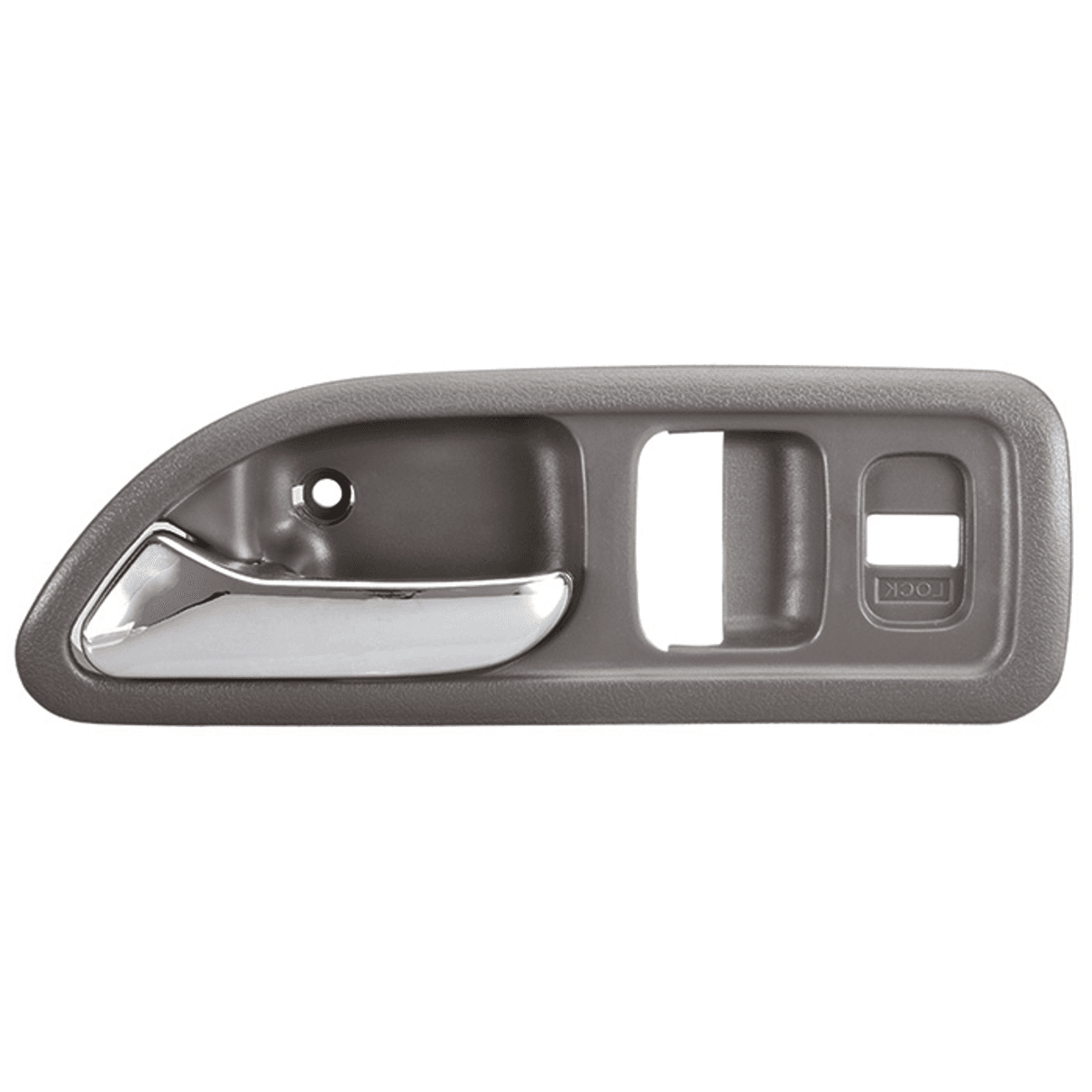 Manija Interior Honda Accord 2P Coupe 1994-1997 Con Hoyo Para Seguro Electrico Gris/Cromo Plastico Izquierdo Delantera Hushan