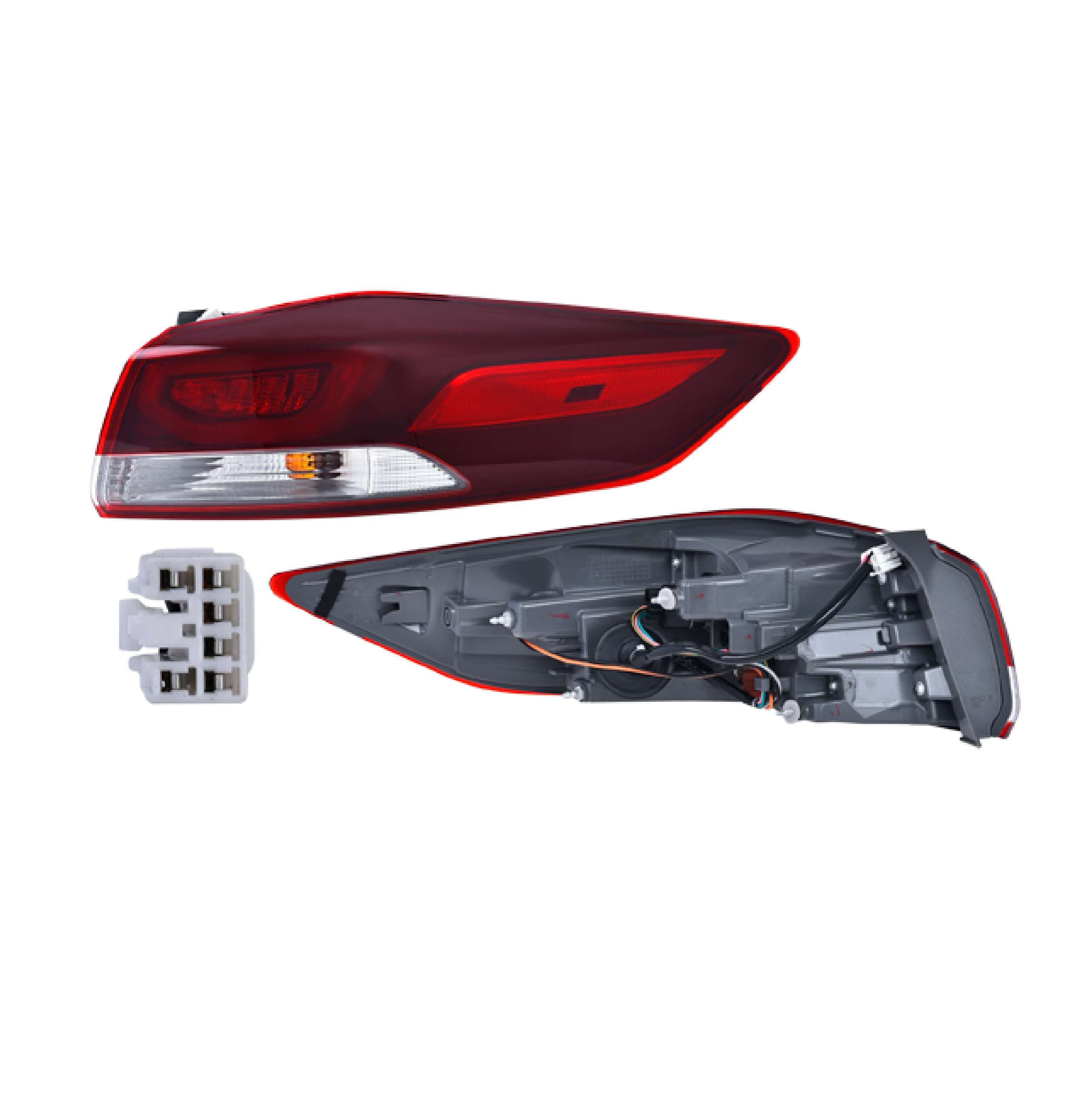 Calavera Exterior Led P/Hyundai Elantra 2017-2018 Depo Derecha