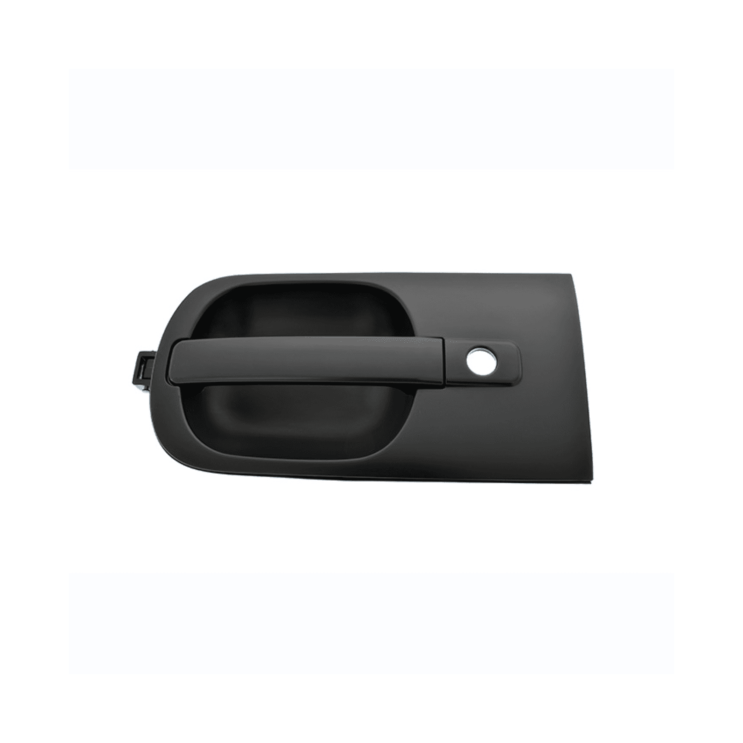 Manija Exterior Dodge H100 Van 2011-2018 Con Hoyo Para Llave Lisa Negra Plastico Izquierdo Delantera Hushan