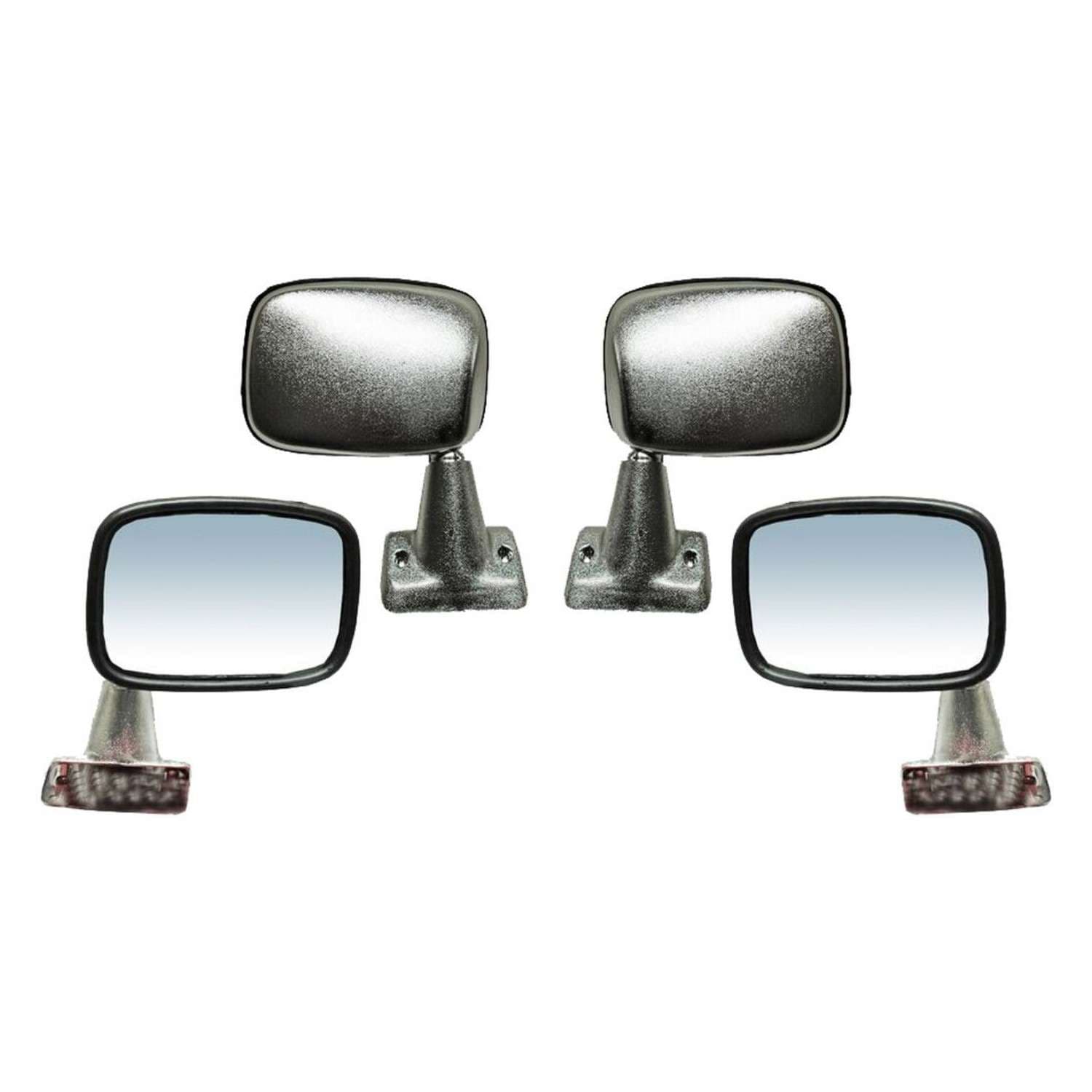 Par Espejos Toyota Pickup 1984-1988 Sin Control Cromo Con Cuello