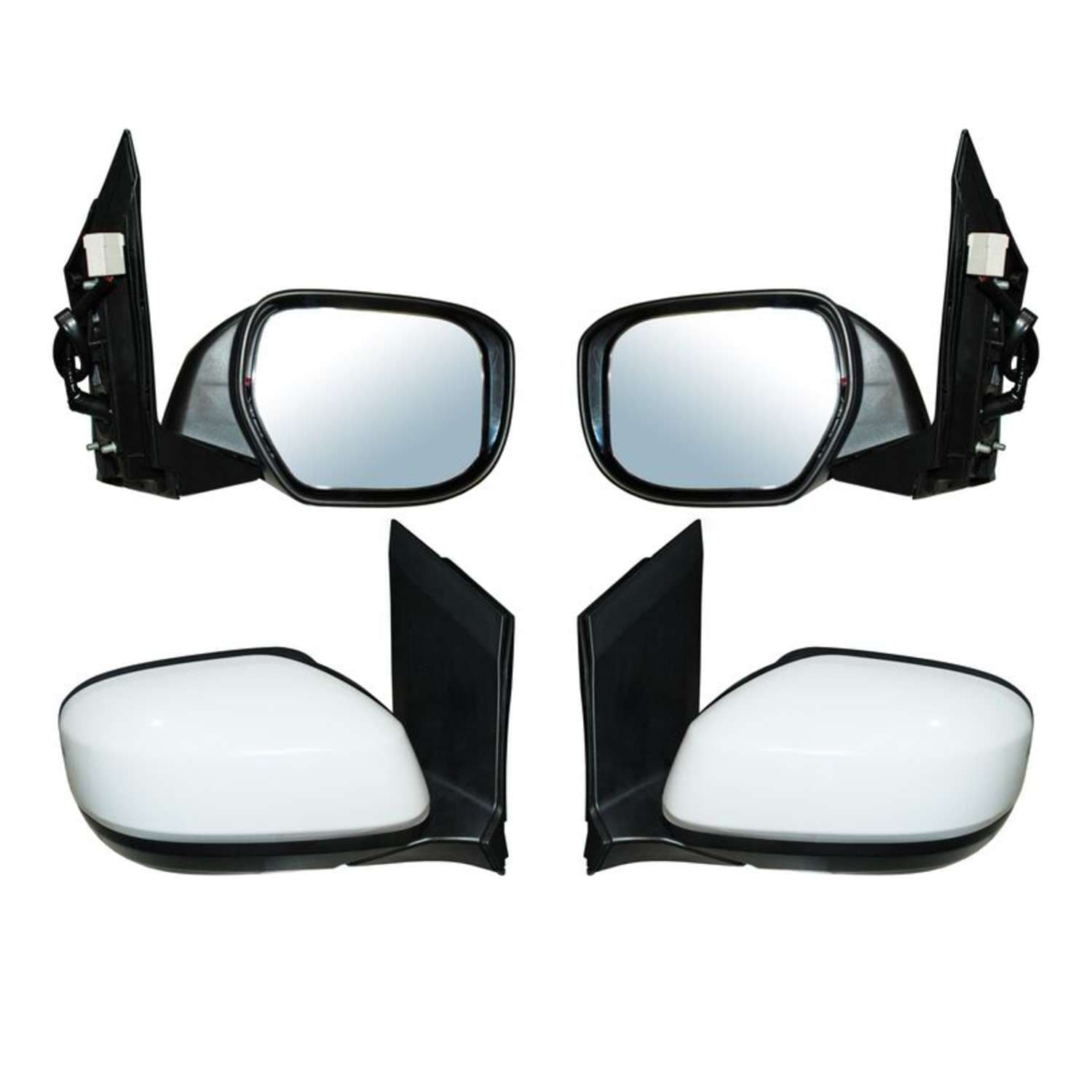 Par Espejos Honda City 2010-2013 Electrico Para Pintar 3 Pines