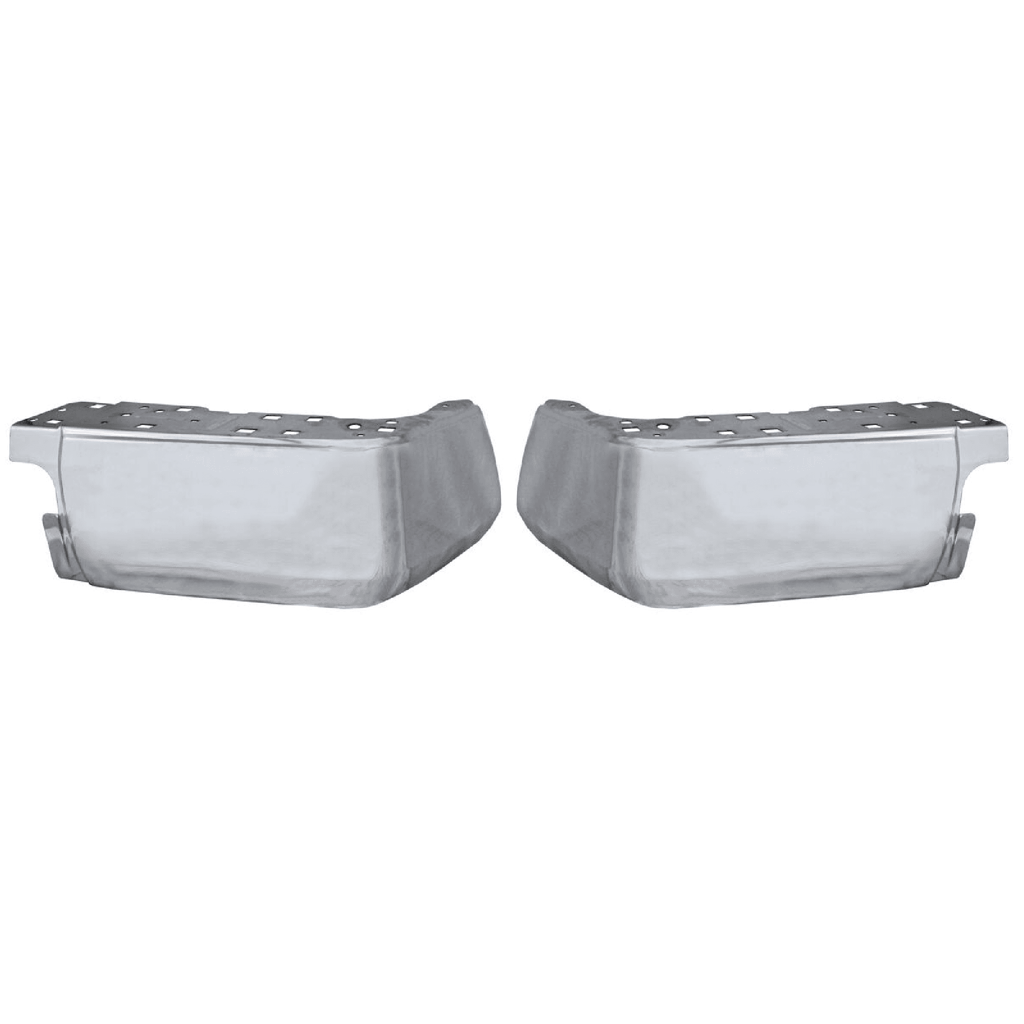 Par Alerones Traseros Toyota Tundra 2014-2016 Cromada Sin hoyo Para Sensor