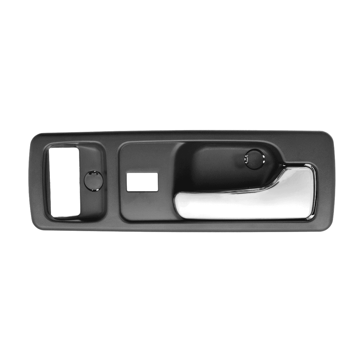 Manija Interior Honda Accord 2P Coupe 1990-1993 Con Hoyo Para Seguro Electrico Negra/Cromo Plastico Derecha Delantera Hushan