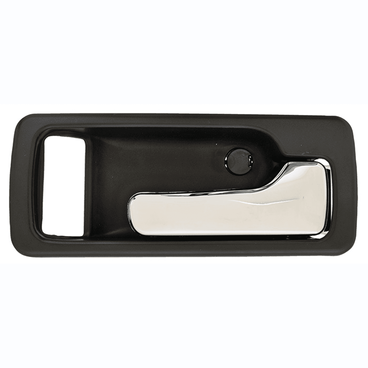 Manija Interior Honda Accord 2P Coupe 1990-1993 Con Hoyo Para Seguro Manual Negra/Cromo Plastico Derecha Delantera Hushan