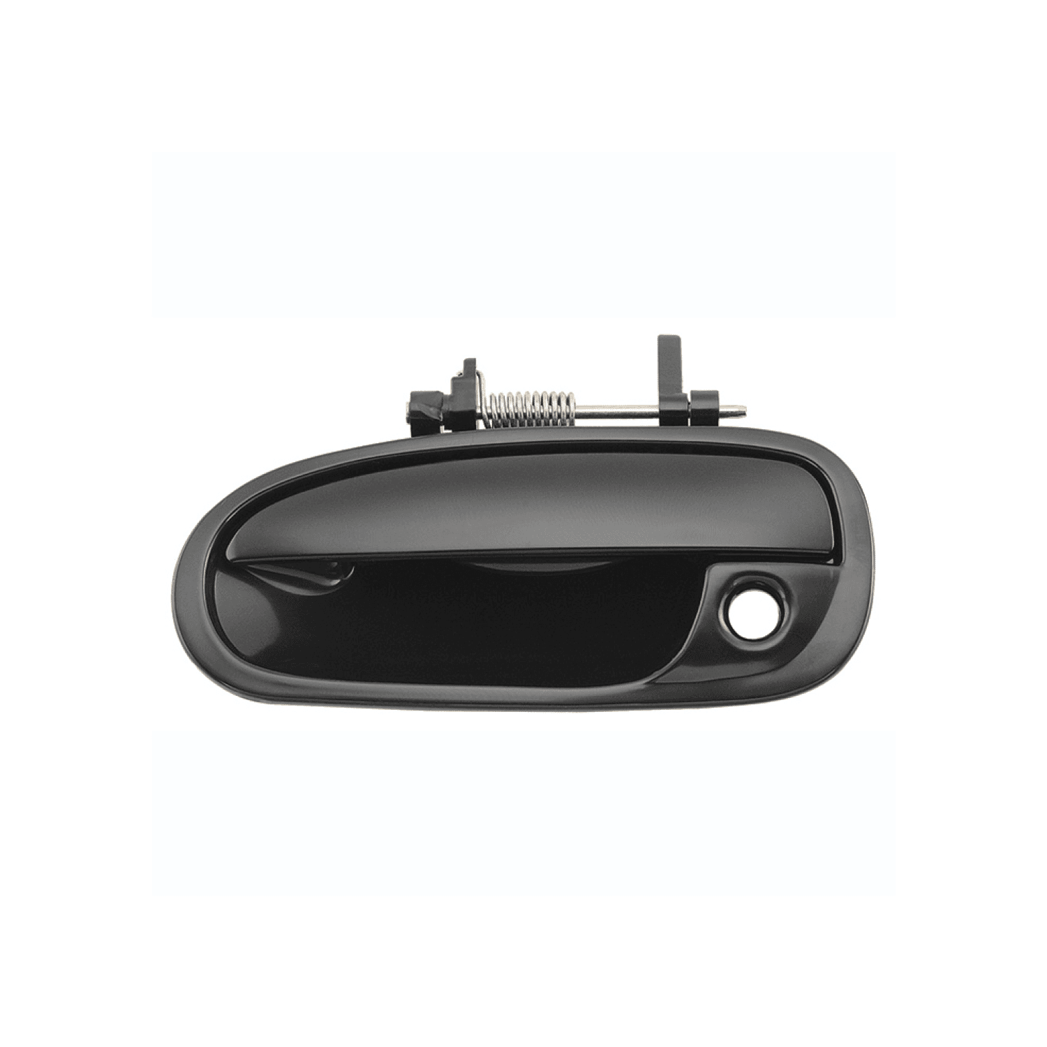 Manija Exterior Honda Civic 2P Coupe / 4P Sedan 1996-2000 Con Hoyo Para Llave Lisa Para Pintar Negra Plastico Izquierdo Delantera Hushan