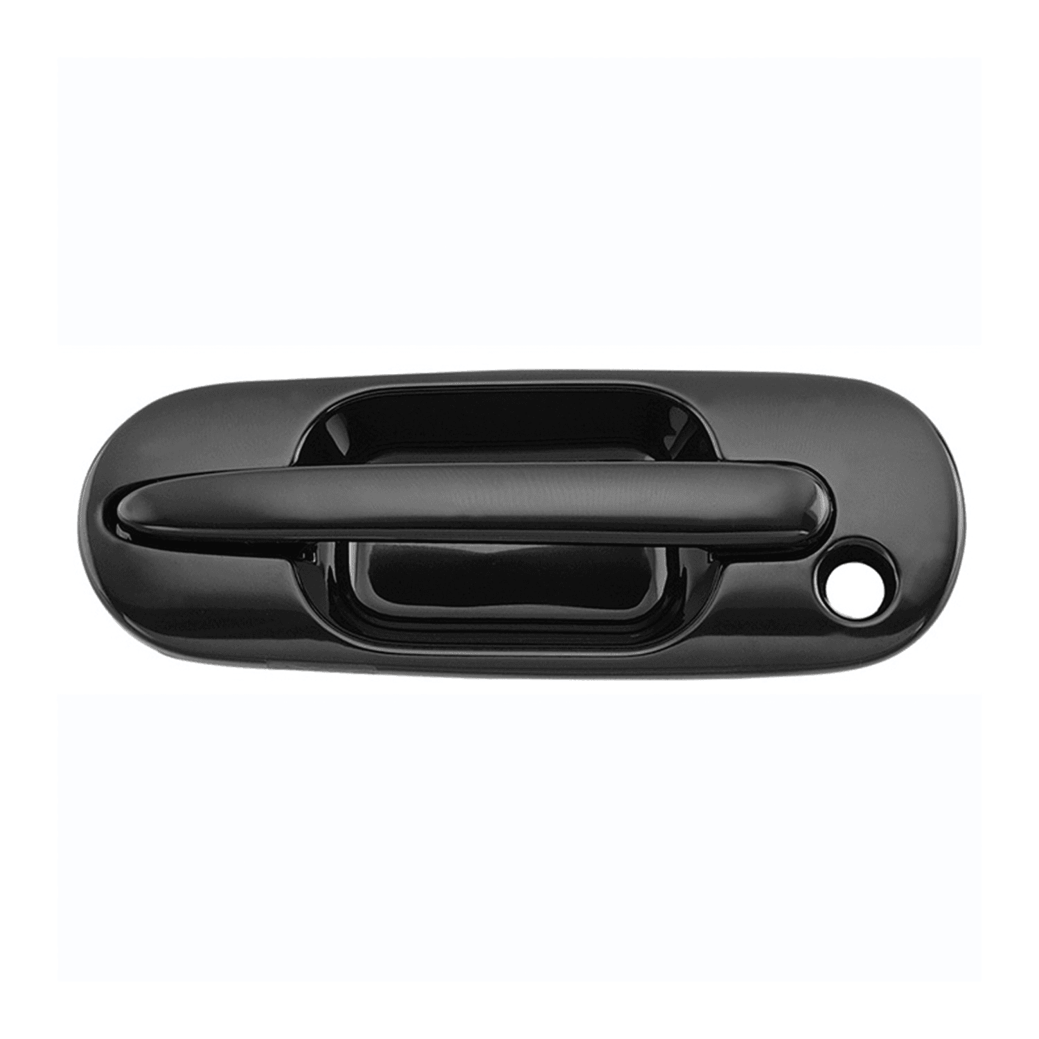 Manija Exterior Honda Cr-V 1997-2001 Con Hoyo Para Llave Lisa Para Pintar Negra Plastico Izquierdo Delantera Hushan