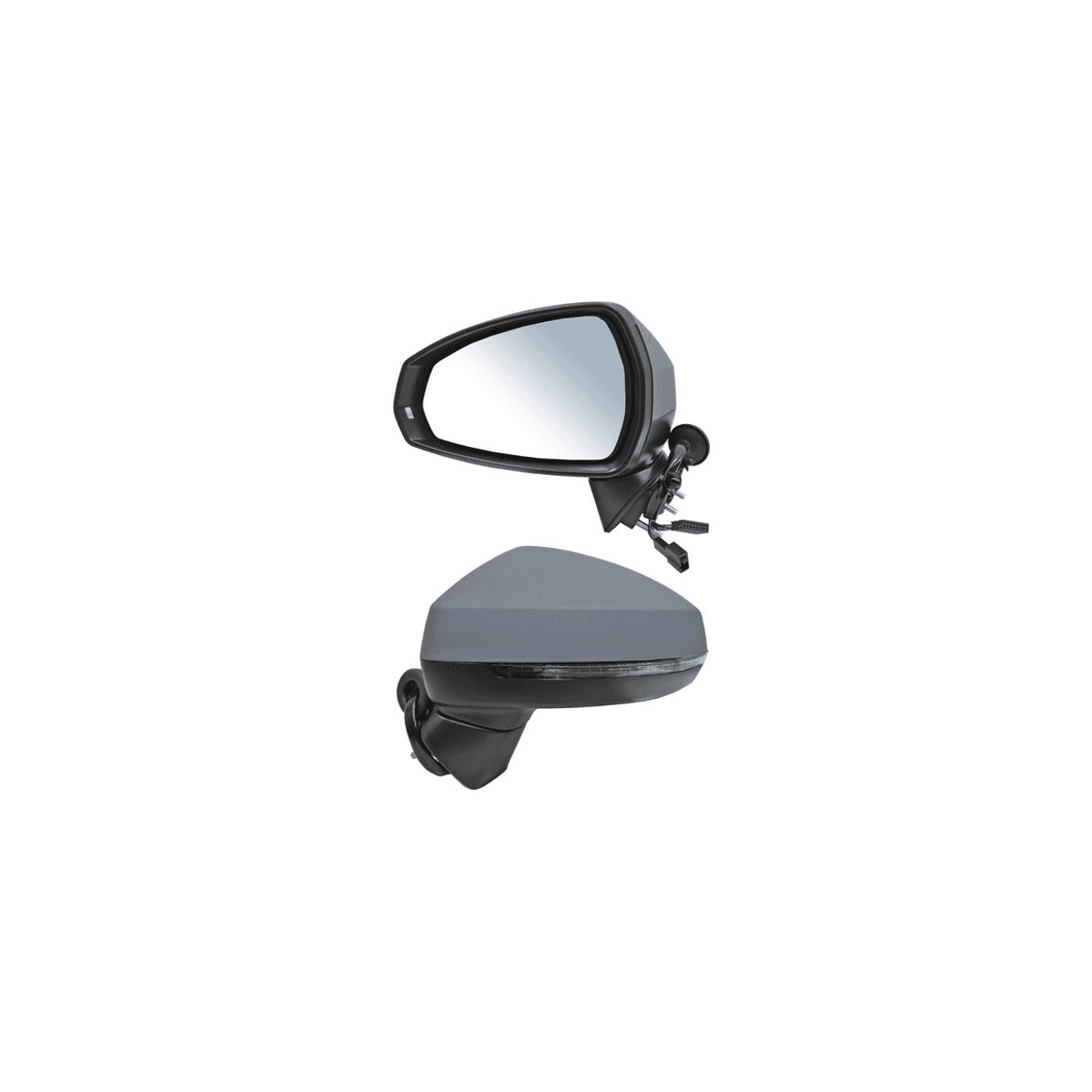 Espejo Audi A3 Tdi 2.0 Quattro/ S3 Quattro/ Tdi 2.0/ Tfsi 1.8 Quattro/ Tfsi 1.8/ Tdi 1.6/ Tfsi 1.4/ Tfsi 1.2 2013-2015 3/5 Puertas Con Desempañante Con Direccional Para Pintar Izquierdo