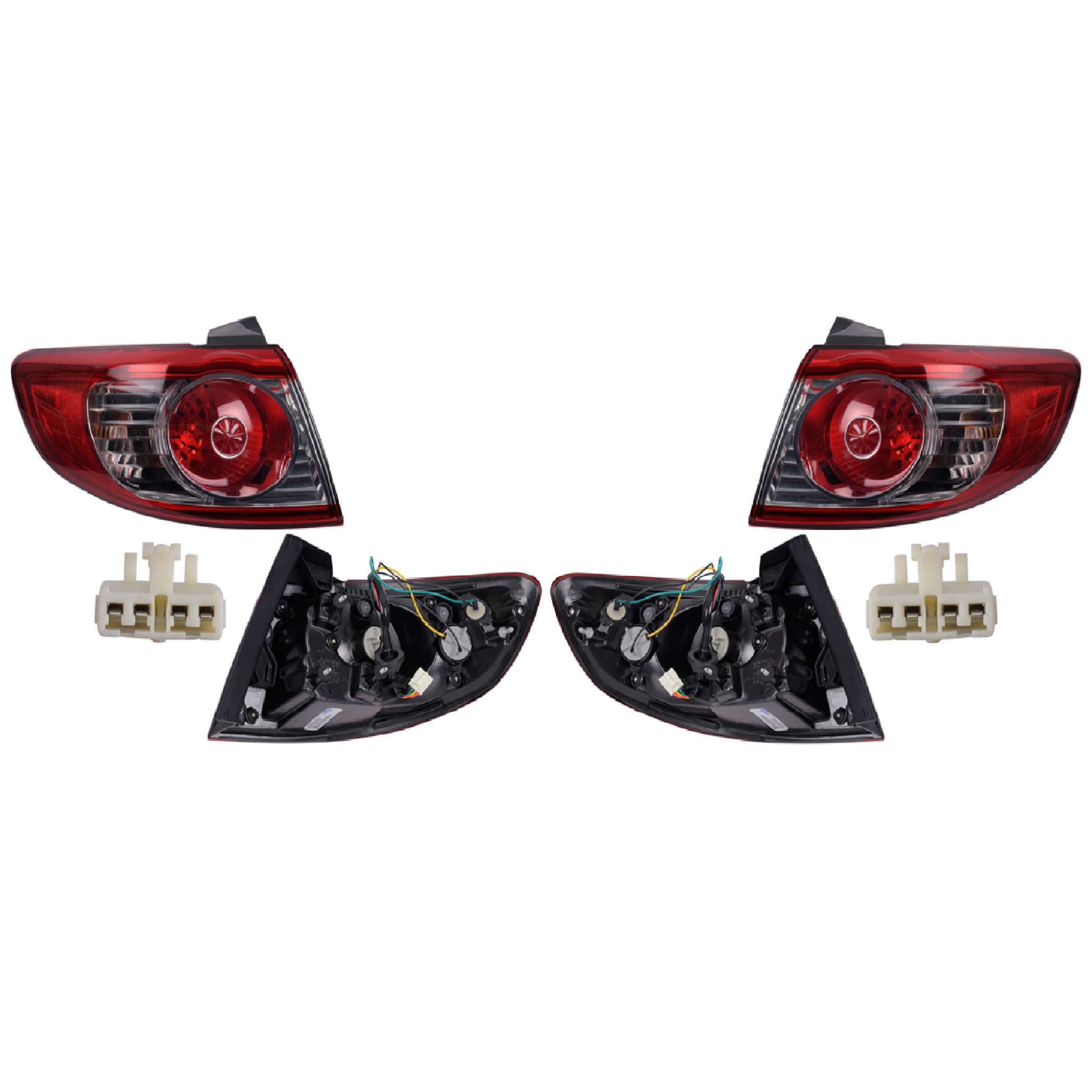Par Calaveras Exteriores Para Hyundai Santa Fe 2010-2012 Depo