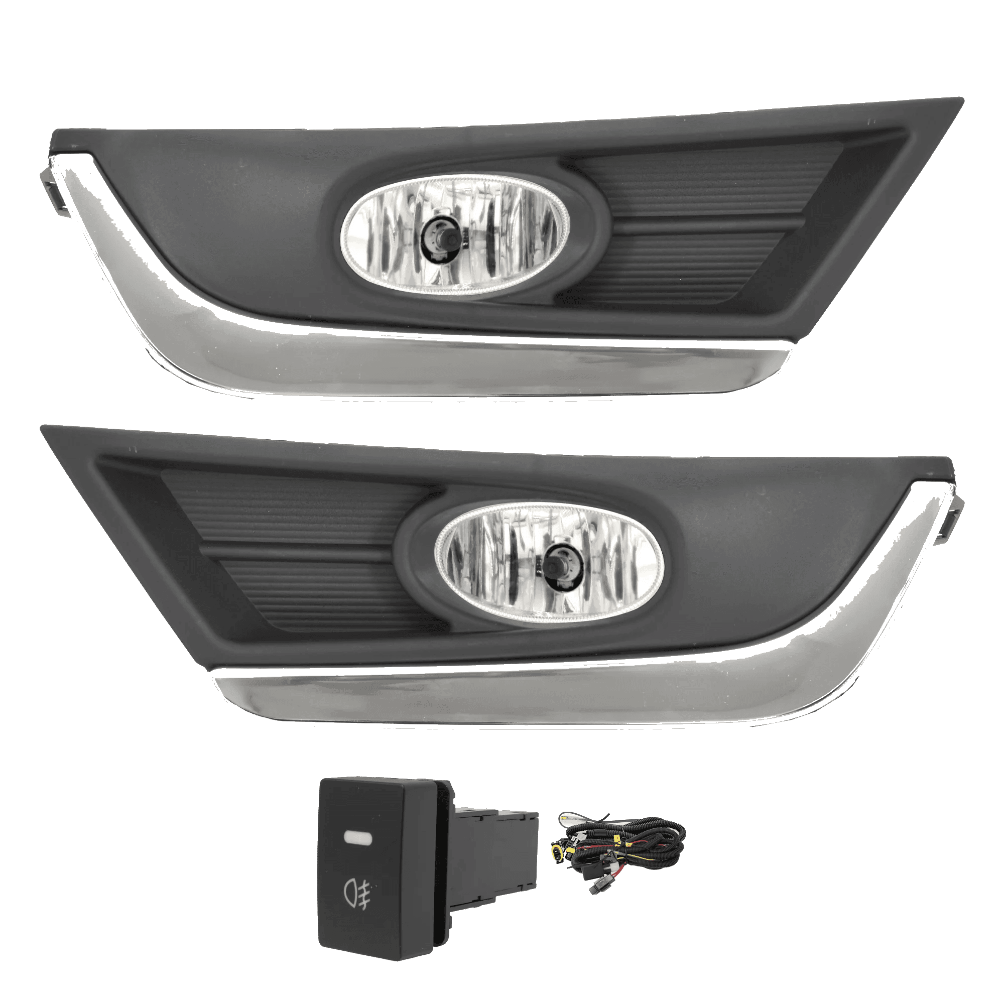 Kit faros niebla Honda CR-V 2017-2019 con arnes switch oem y focos