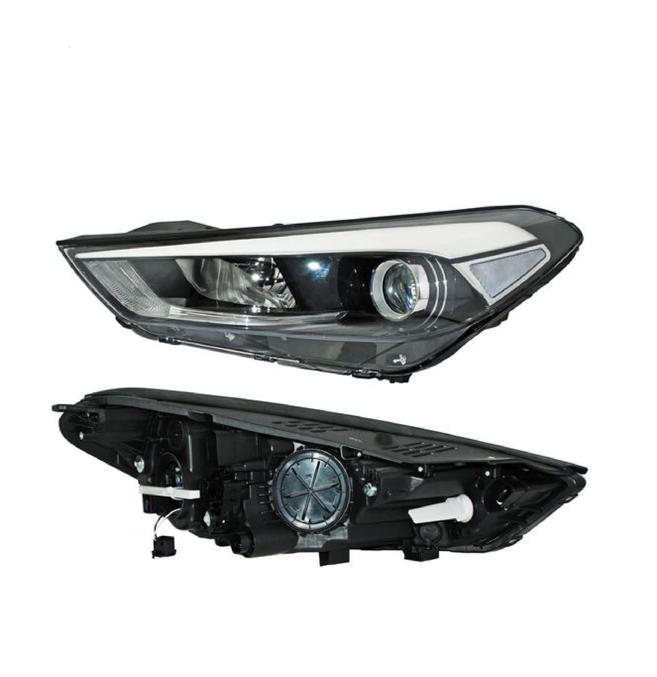 Faro Para Hyundai Tucson 2016-2018 Electrico Con Motor Leds Izquierdo