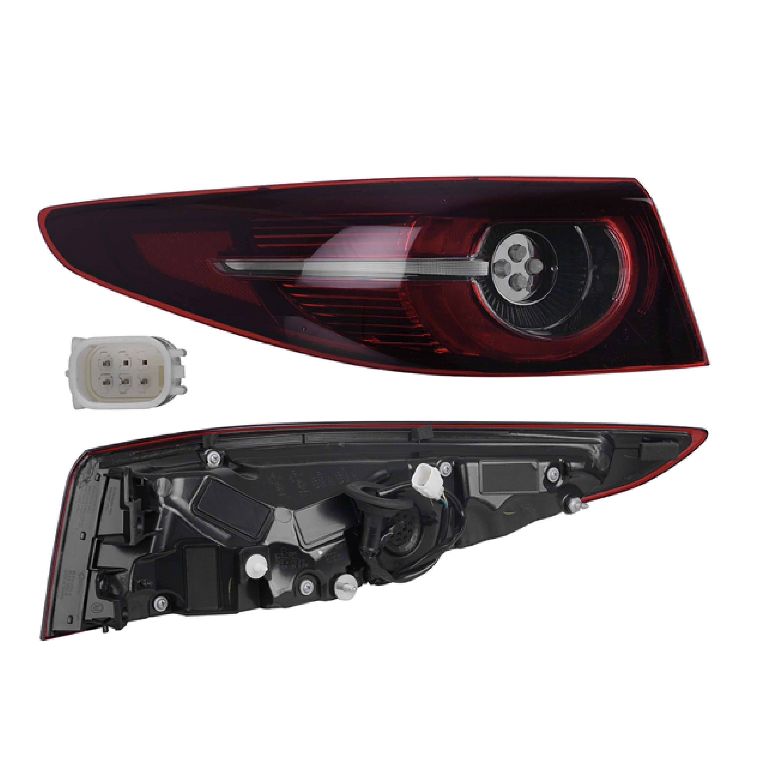 Calavera Exterior Led Mazda 3 4P G.Touring 2019-2021 Depo Izquierda