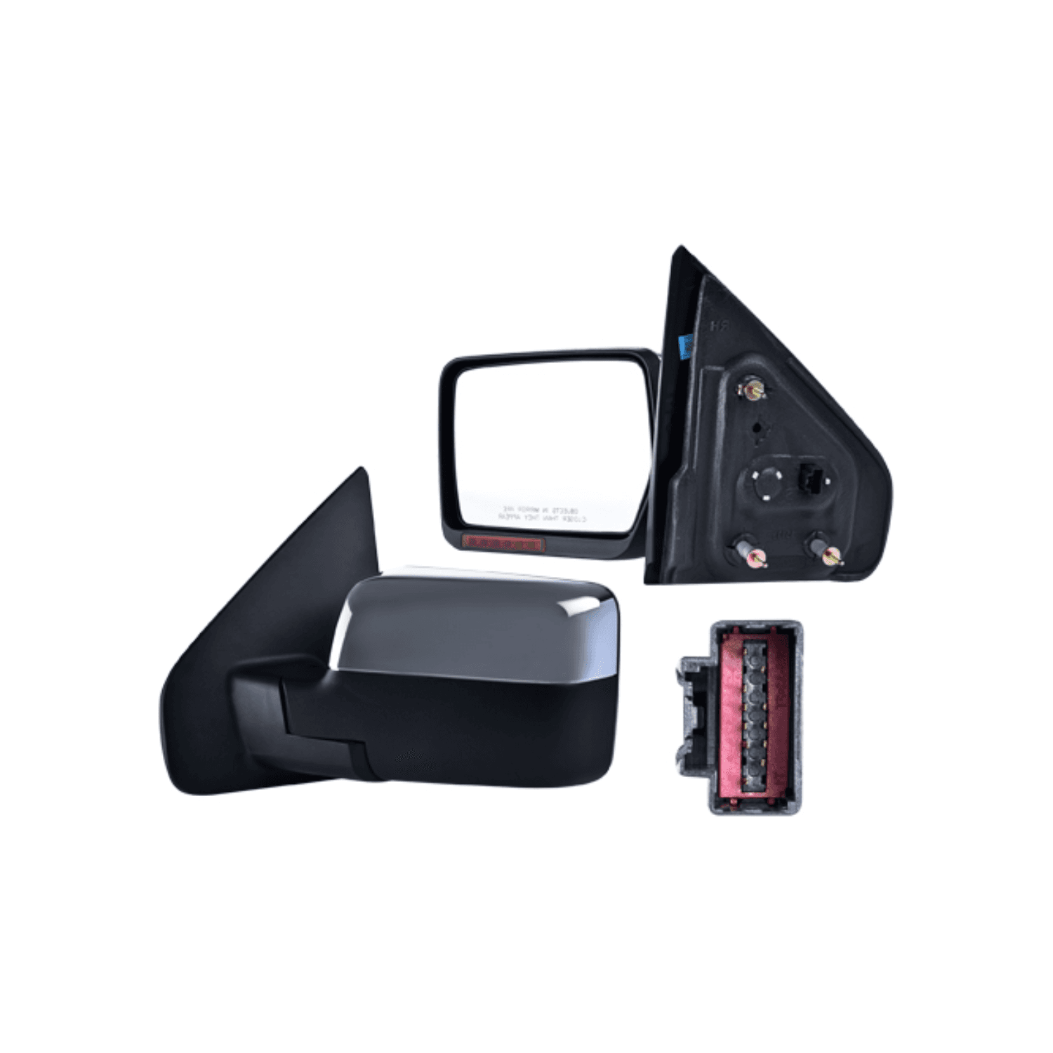 Espejo Izquierdo Cromado 7 Pines Ford Lobo Xrt / Ford Lobo Lariat / Ford Lobo Harley / Ford Lobo Fx4 / Ford Lobo Fx2 / Ford Lobo King Rach / Ford Lobo Limited / Ford Lobo Xl / Ford Lobo Xlt / Ford Lobo Stx 2004-2008