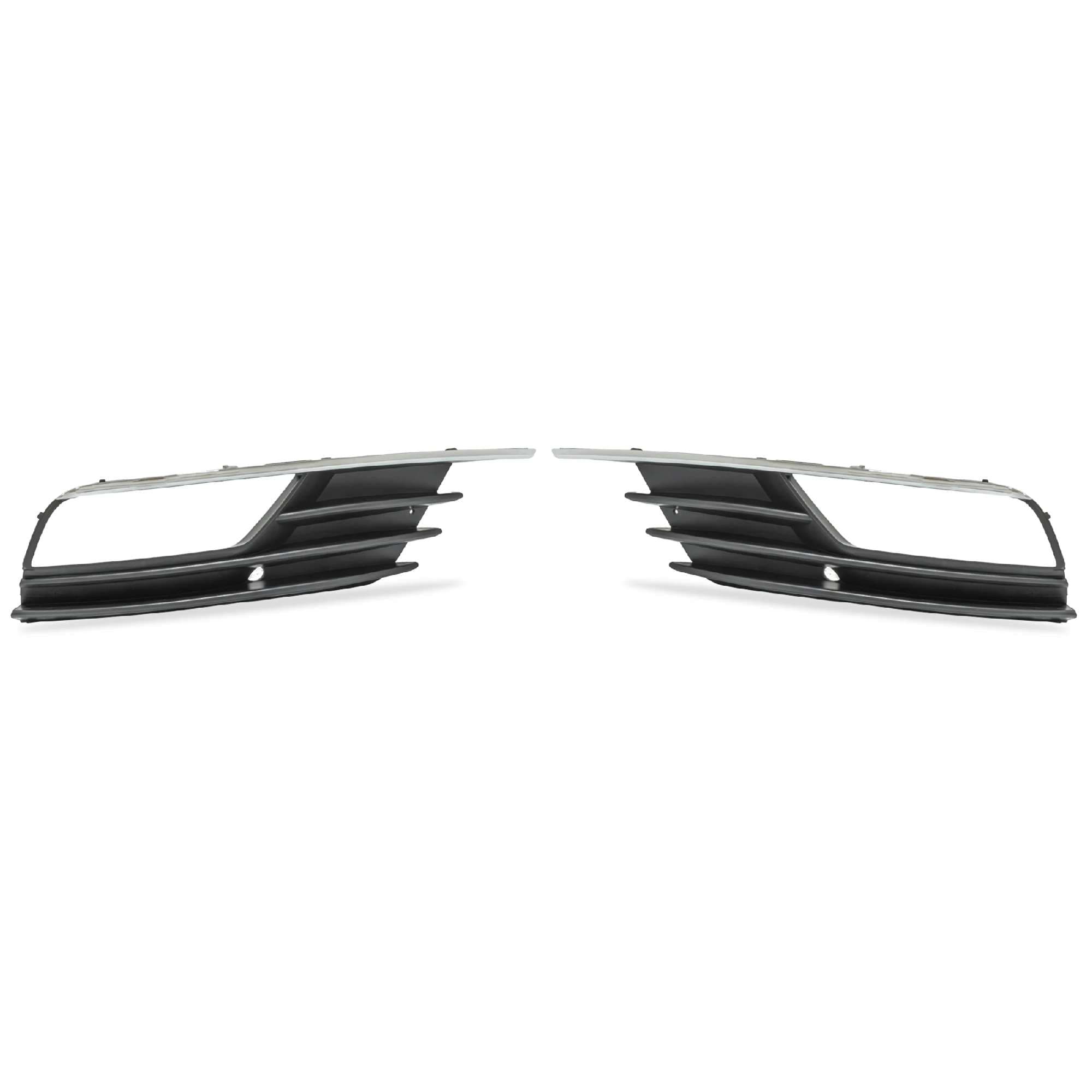 Par Rejillas Audi A3 Sedan 2014-2016 Con Hoyo Filo Cromo