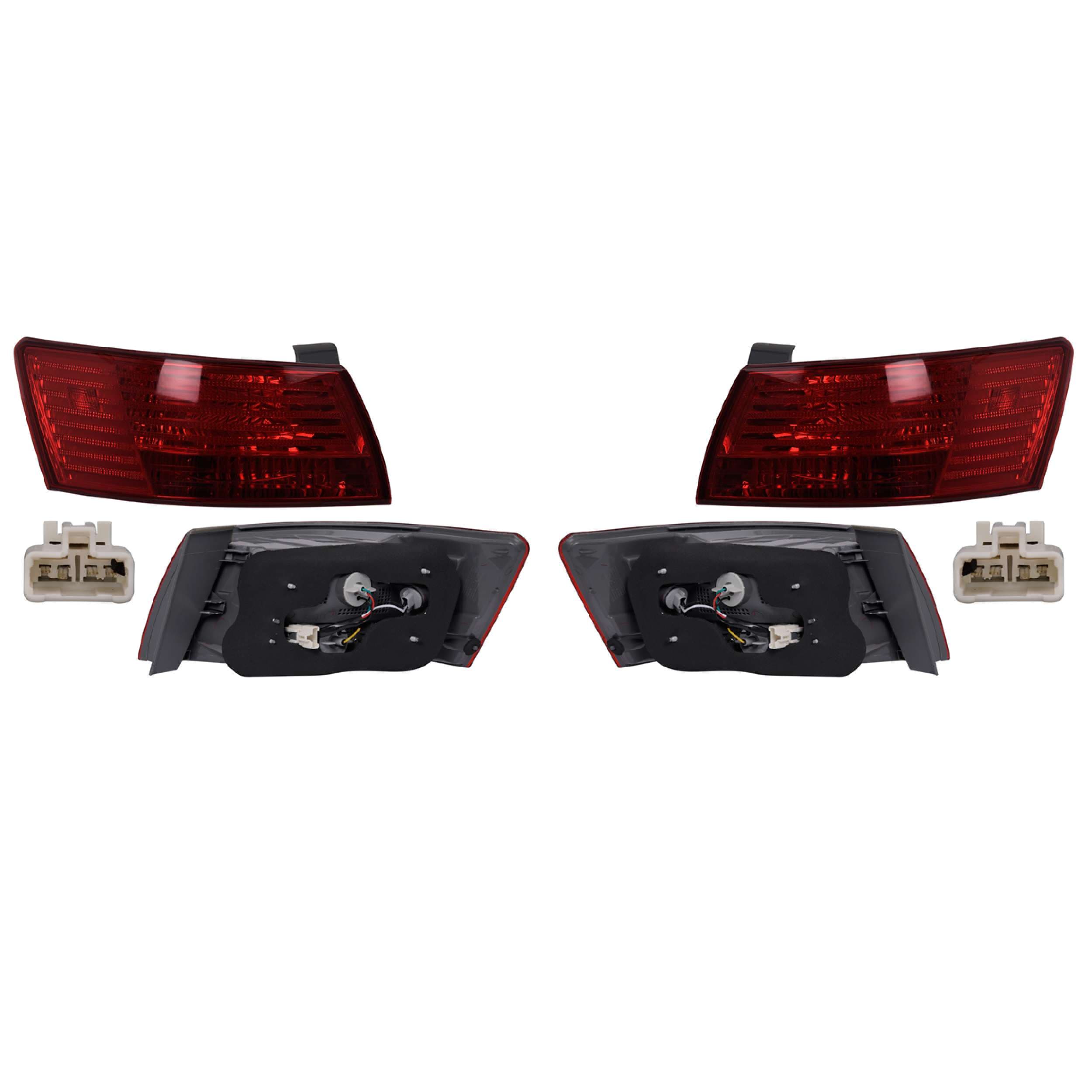 Par Calaveras Exteriores Para Hyundai Sonata 2009-2010 Depo