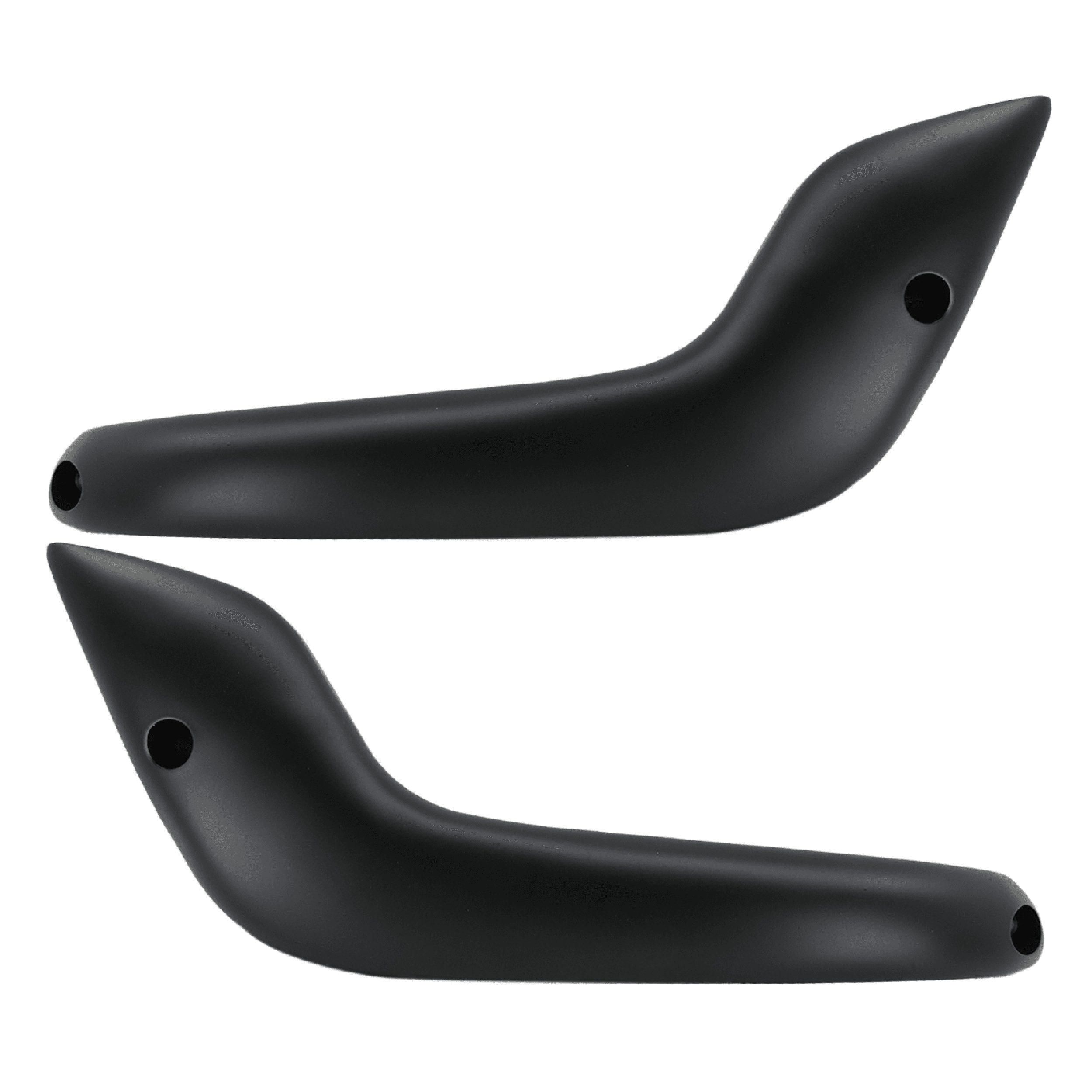 Manija Interior Ford Fiesta Hatchback 2011-2019 Con Hoyo Para Tornillo Juego 2 Piezas Lisa Negra Plastico Solo Mango Para Vidrio Electrico Delantera Derecha/Izquierda Manijauto