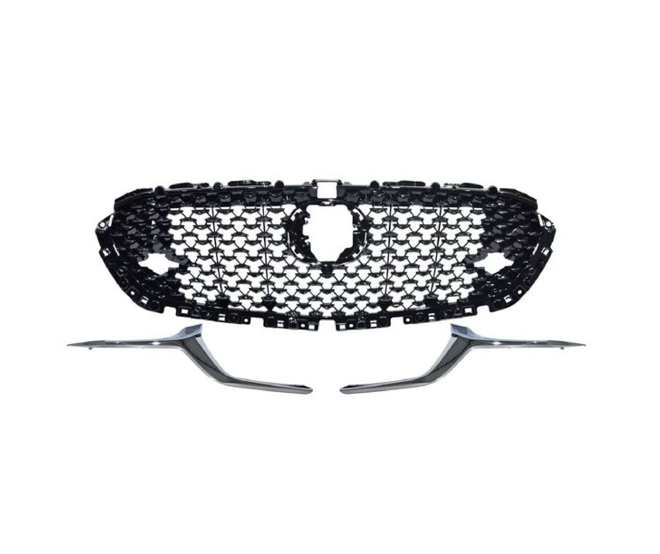 Parrilla Mazda Cx30 2020-2026 Con Moldura Cromada Con Hoyo Para Sensor