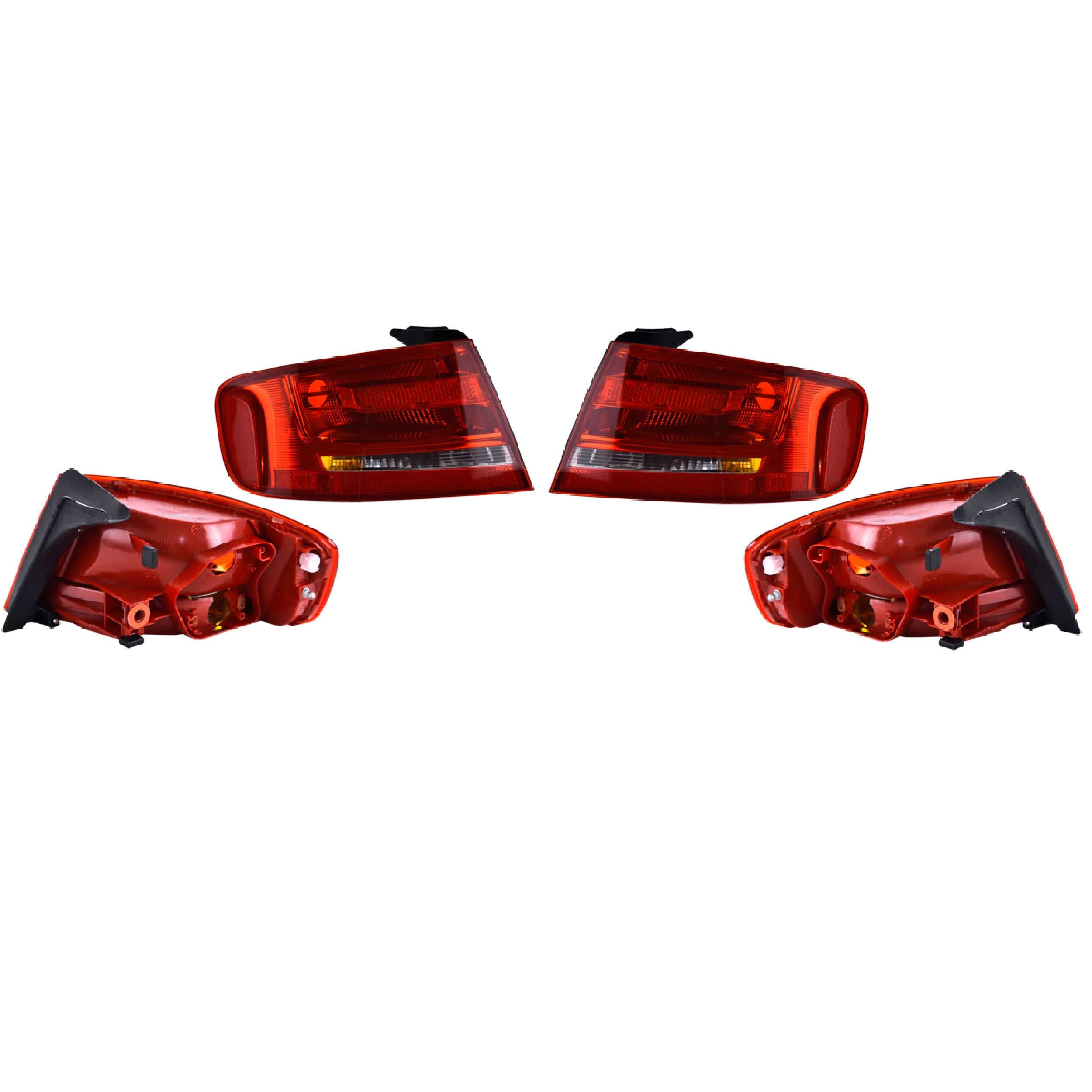 Par Calaveras Exteriores Audi A4 Sedan 2009-2011 Depo