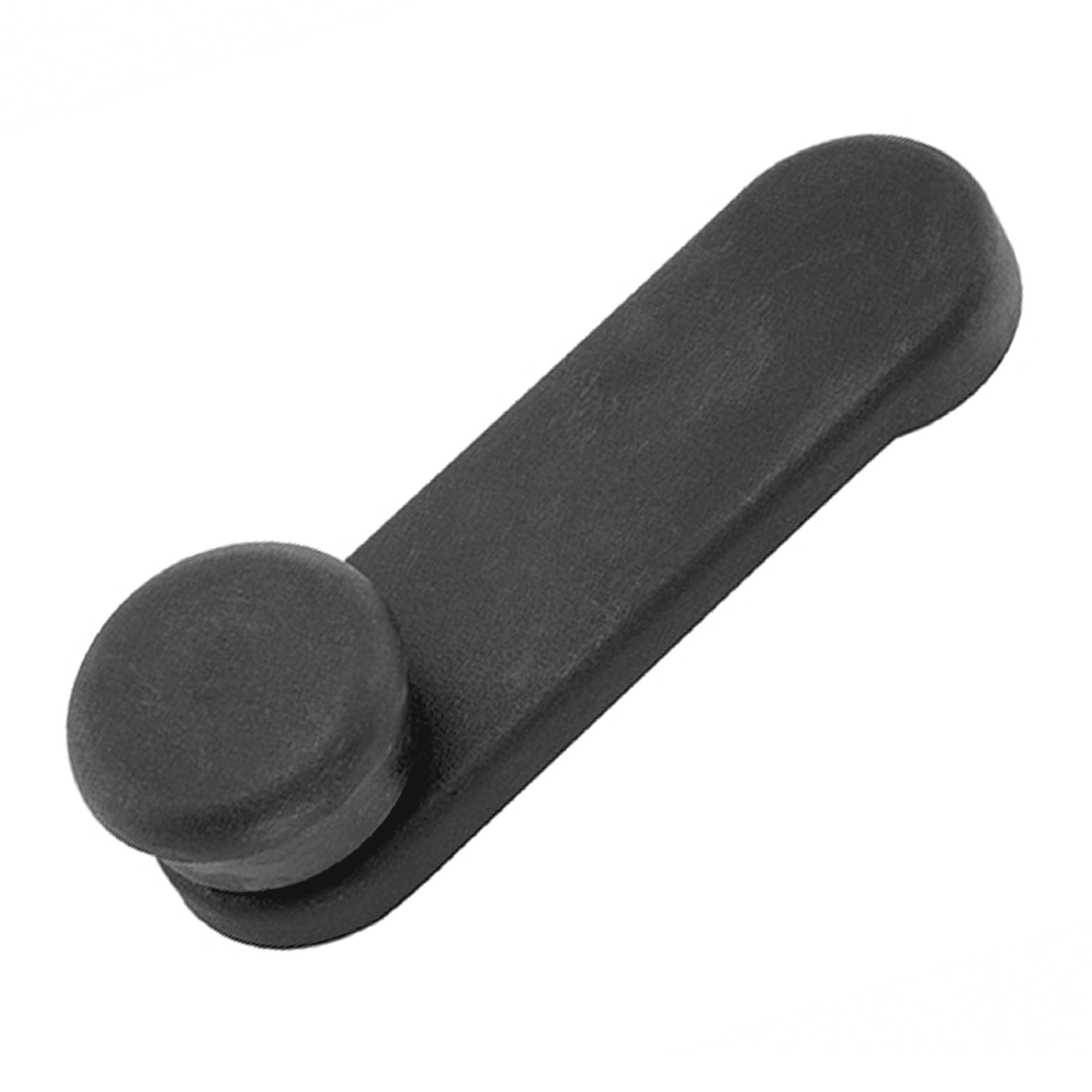 Manija De Elevar Chevrolet Chevy Joy / Pop / Swing / Pick Up 1994-2012 Base De Zinc Perilla Negra 16 Dientes Plastico Negro Hushan