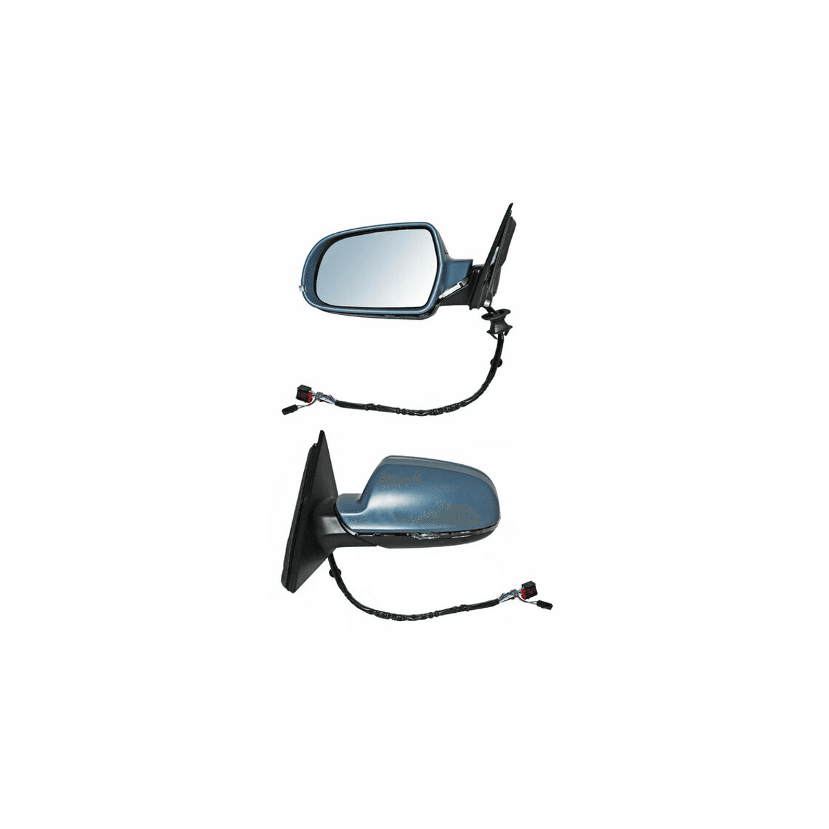 Espejo Audi A4 2010-2016 Electrico Para Pintar Con Desempañante Con Memoria Con Sensor Punto Ciego Con Direccional Autoabatible Izquierdo