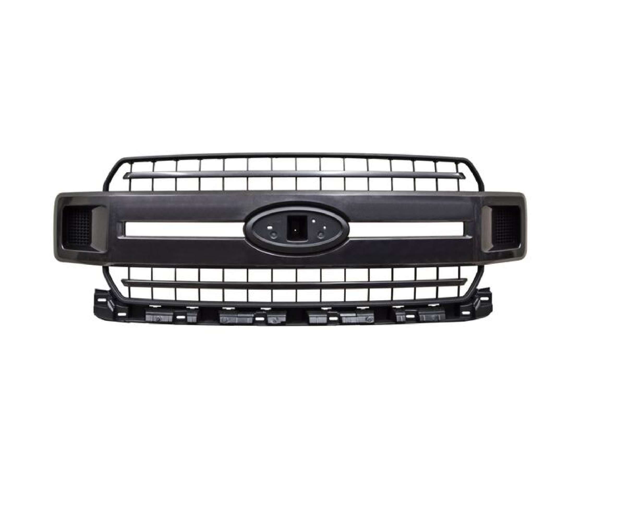 Parrilla Ford F-150/Lobo 2018-2020 Negra Con Moldura Gris Oscura