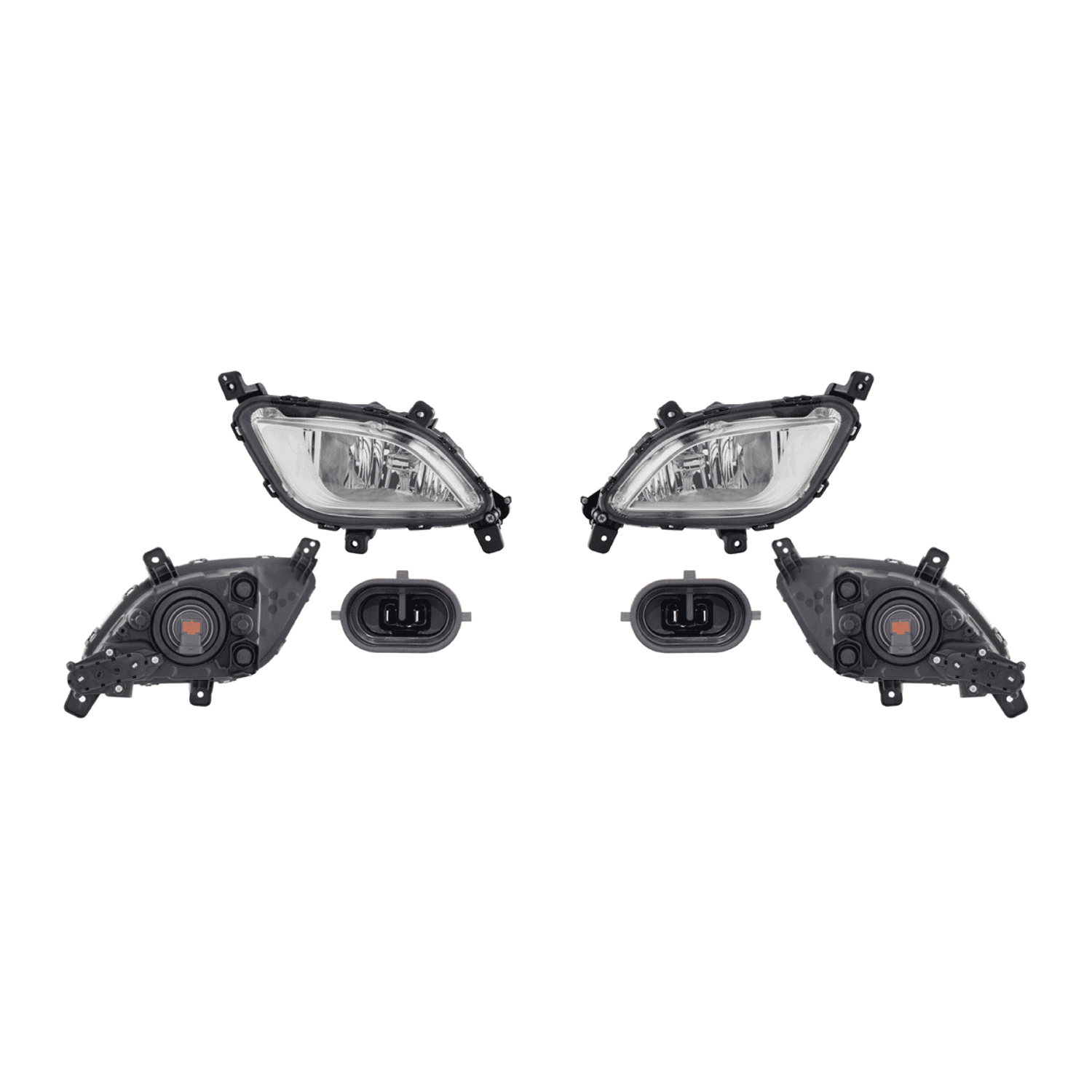 Par Faros Niebla P/Kia Forte Sedan 2017-2018 Depo