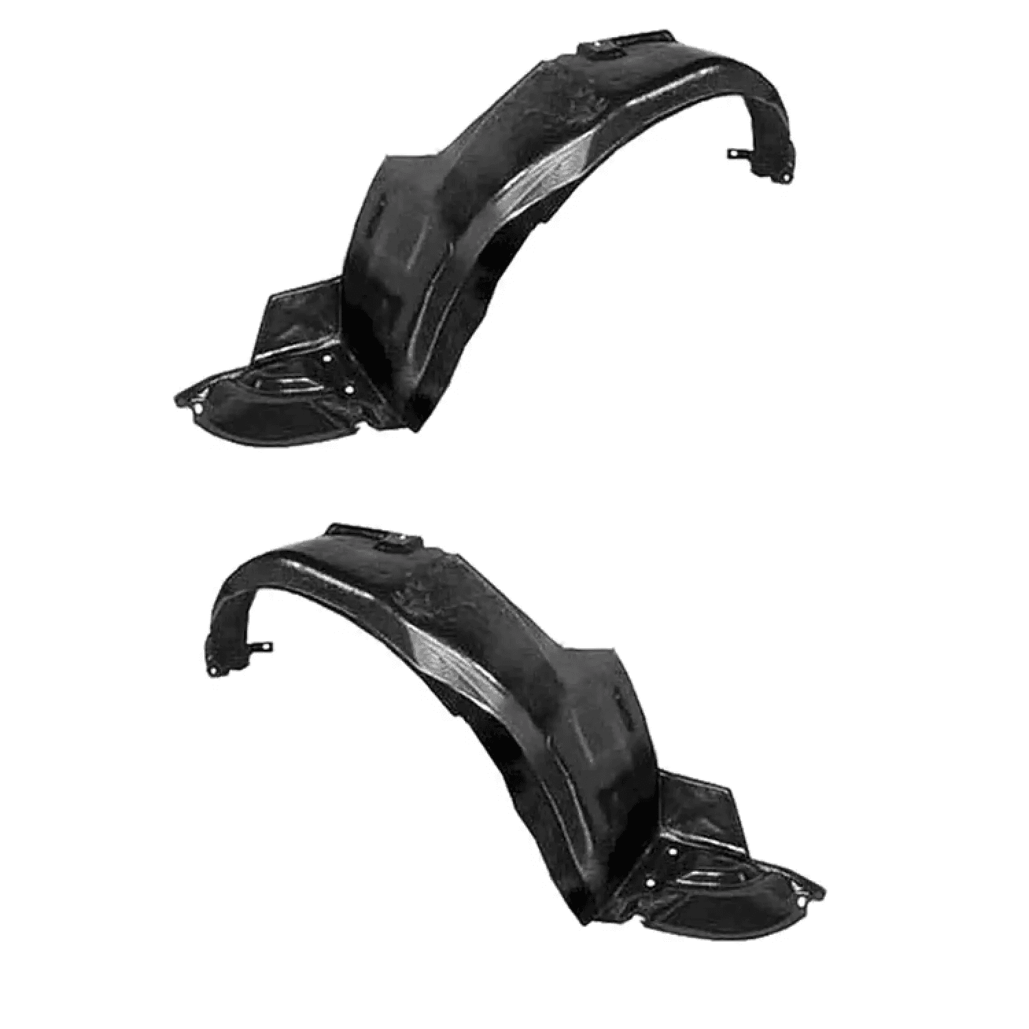 Par Tolvas Salpicadera P/Hyundai Accent 1998-1999