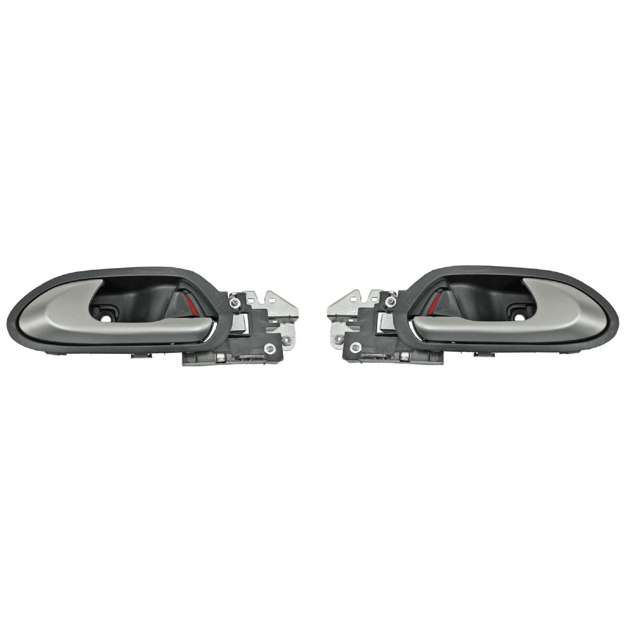 Par Manijas Interiores Honda Civic 2006-2011 Negra/ Plata Trasera Plastico