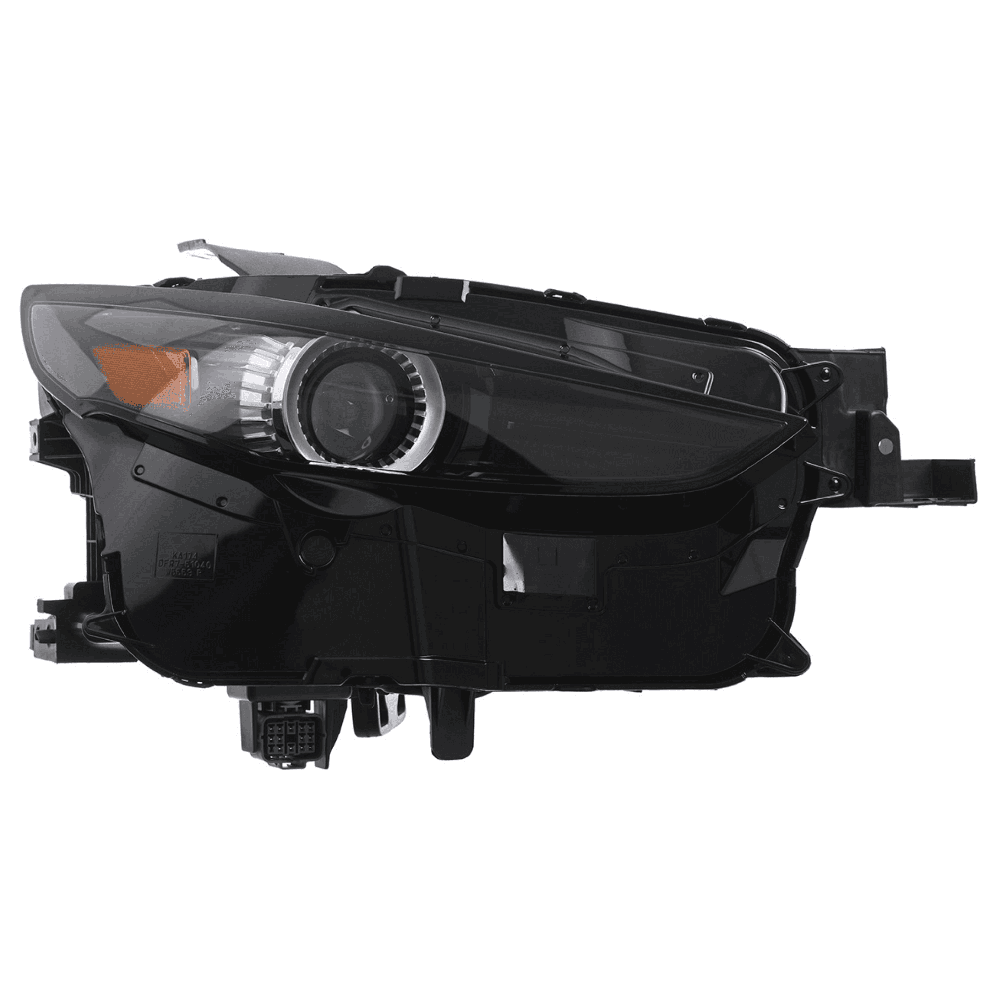 Faro Derecho Mazda Cx-30 2020-2025 I Sport Mica Ambar Con Lupa Con Leds Filo Negro Cn